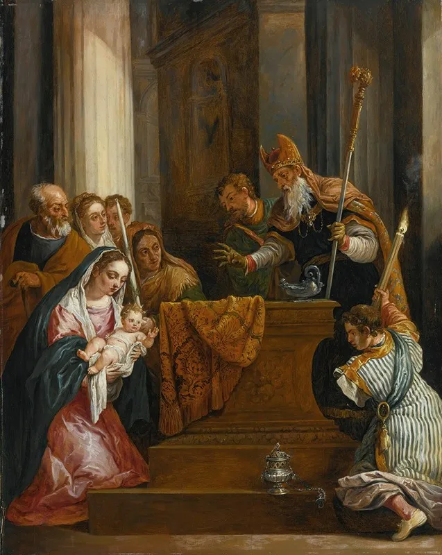 The Presentation In The Temple Wall Art by David Teniers The Younger - Canvas Print
