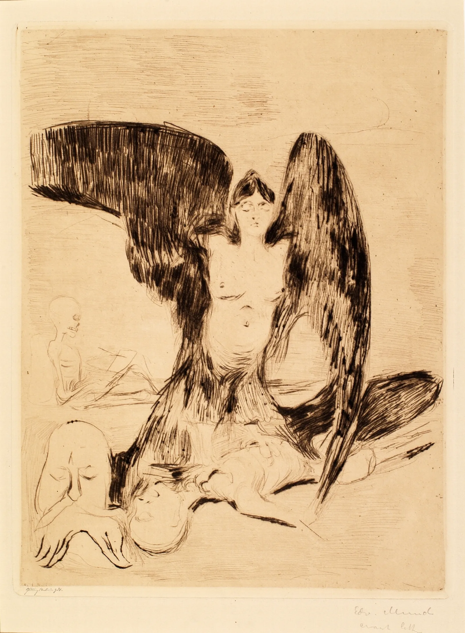 The Vampire Wall Art by Edvard Munch - Canvas Print