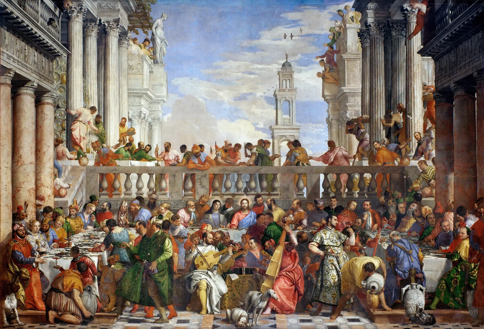 The Wedding At Cana 2 Wall Art by Paolo Veronese - Canvas Print