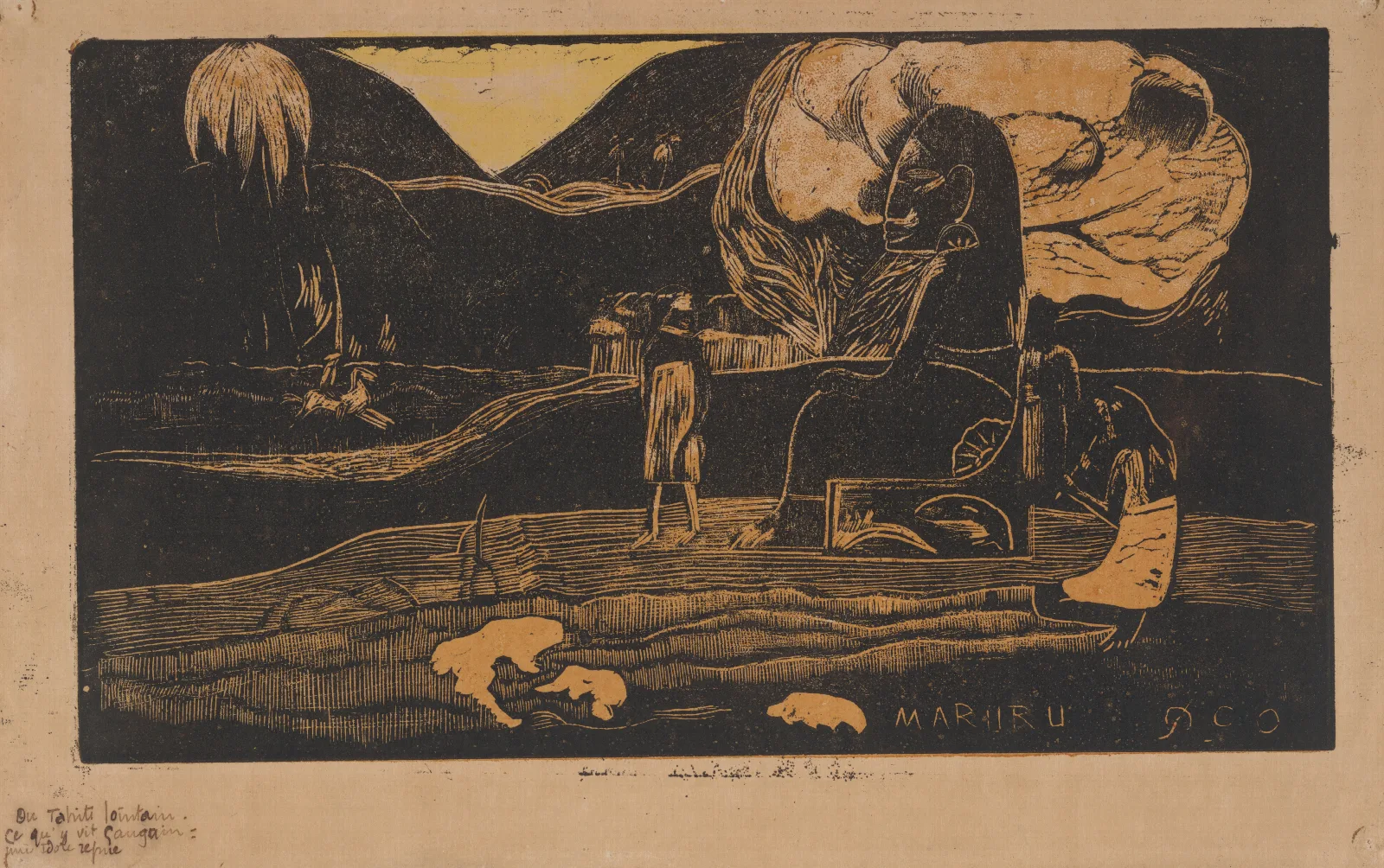 Maruru Wall Art by Paul Gauguin - Canvas Print
