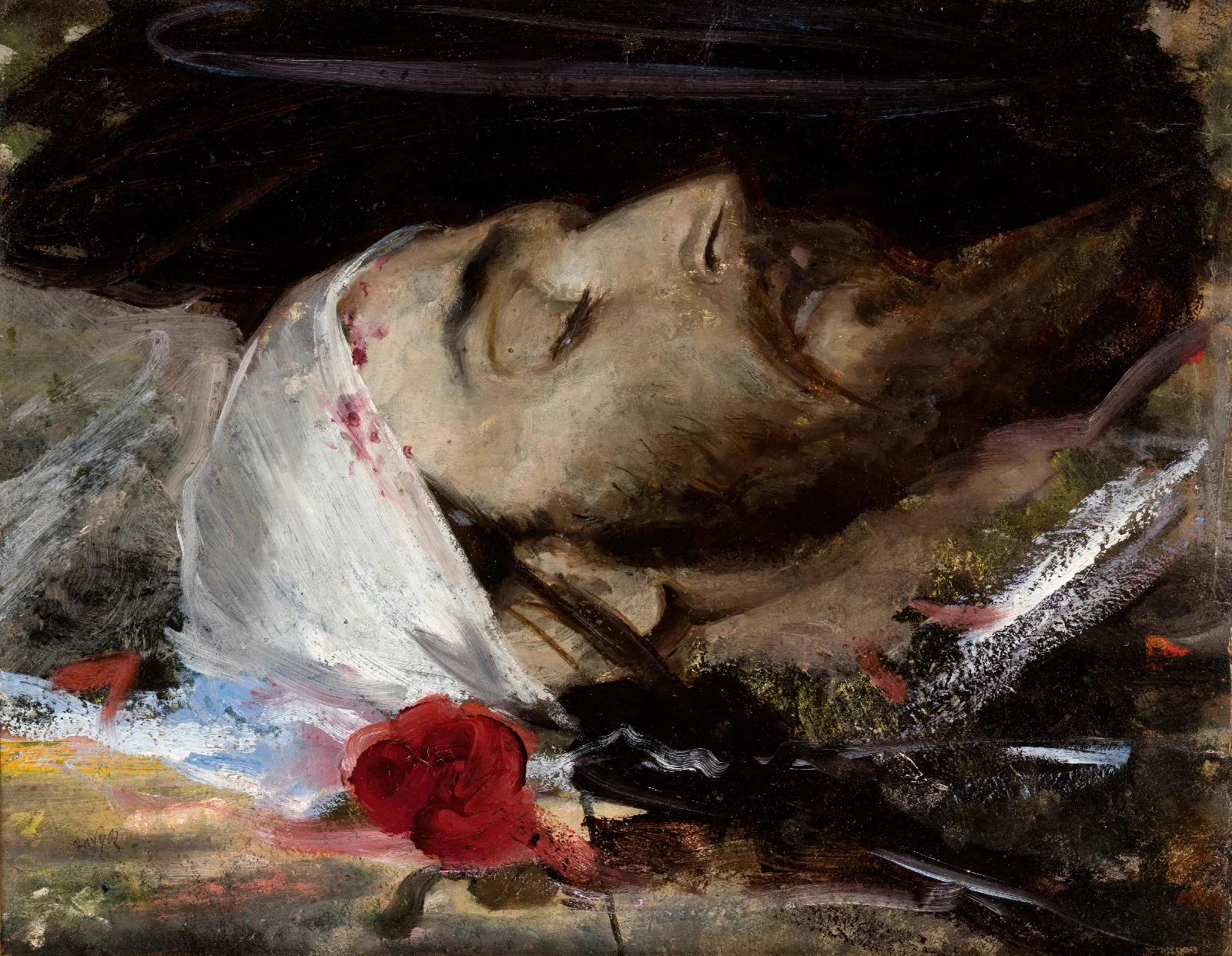 Head Of Christ 16 Wall Art by Leon Wyczółkowski - Canvas Print