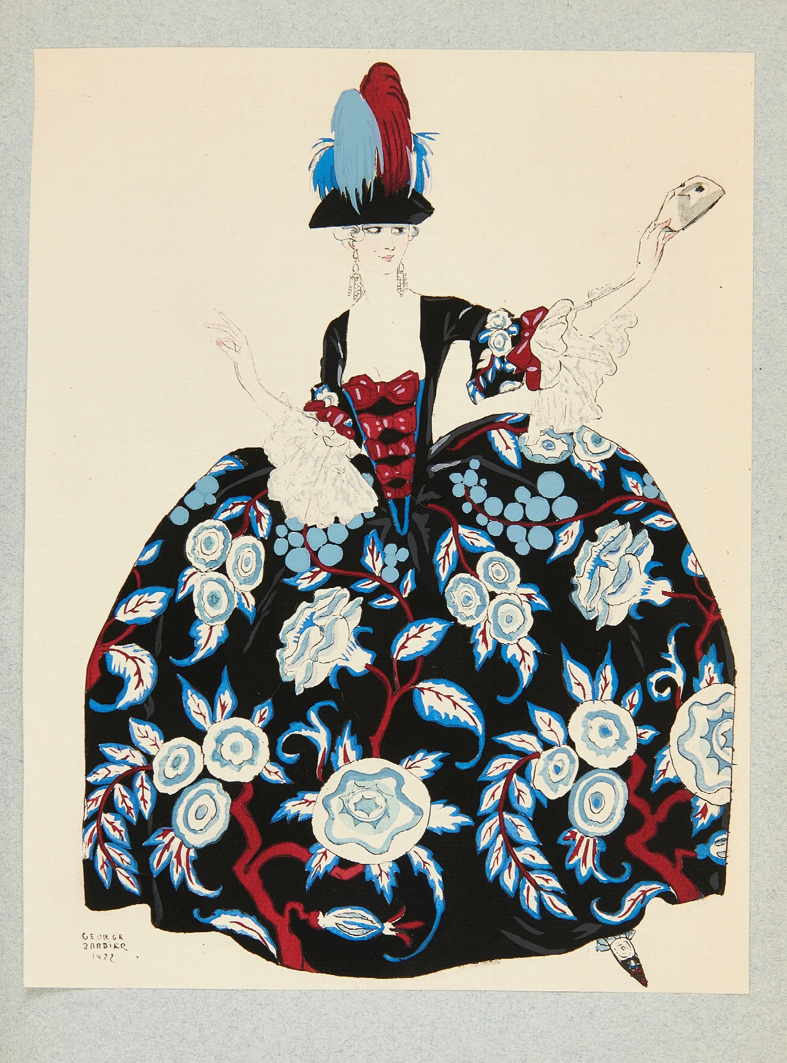 Costumes For Theater 2 Wall Art by George Barbier - Canvas Print