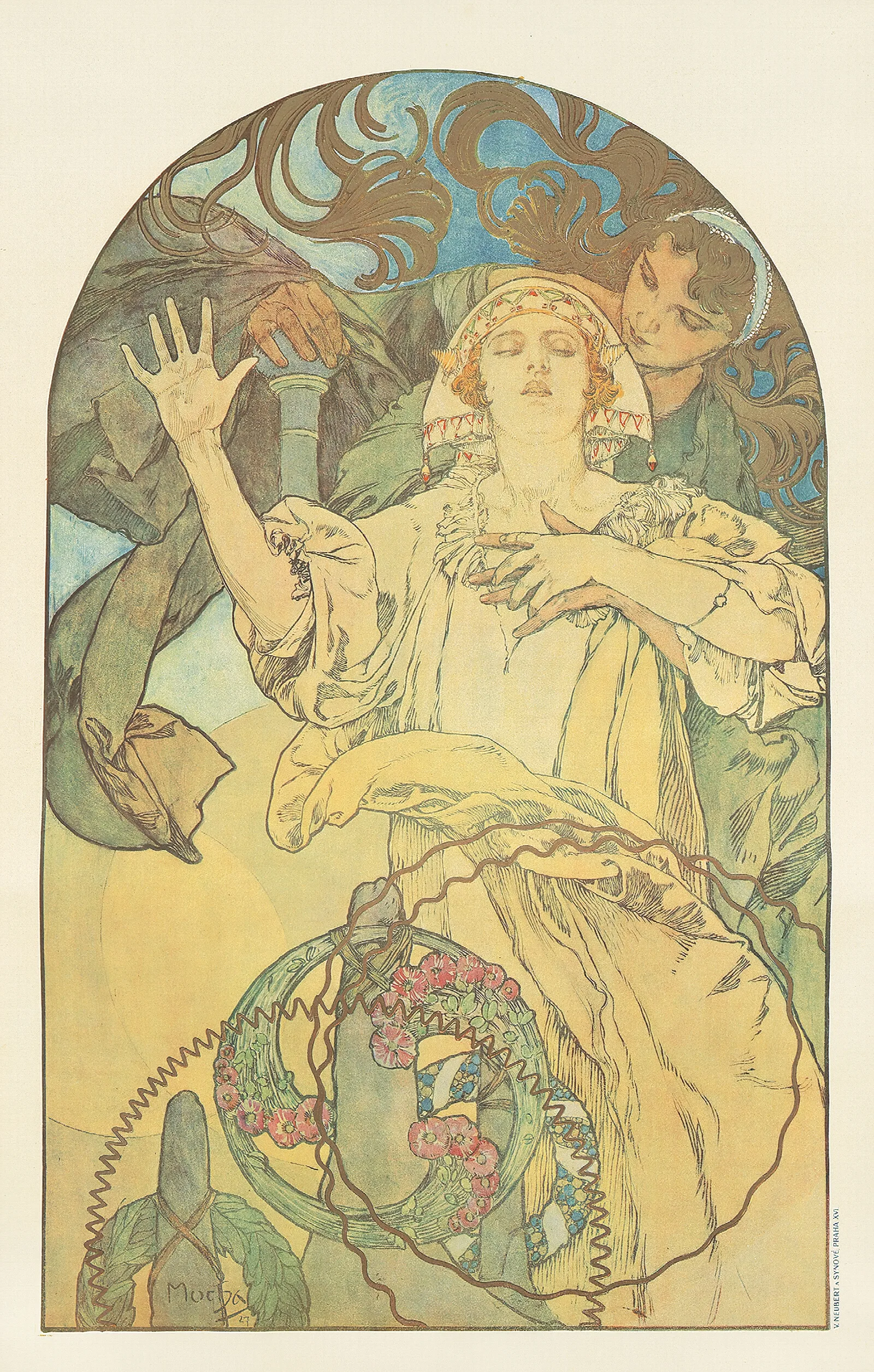 De Forest Phonofilm Wall Art by Alphonse Mucha - Canvas Print