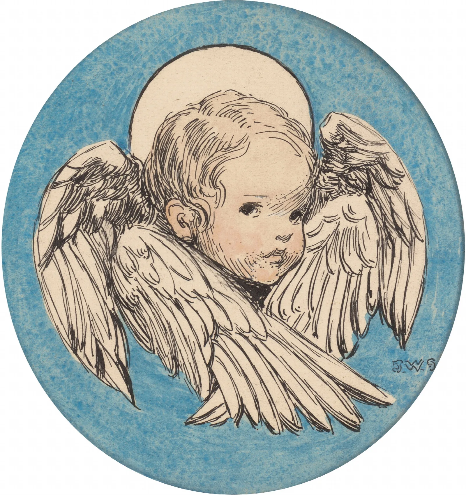 Angel 6 Wall Art by Jessie Willcox Smith - Canvas Print