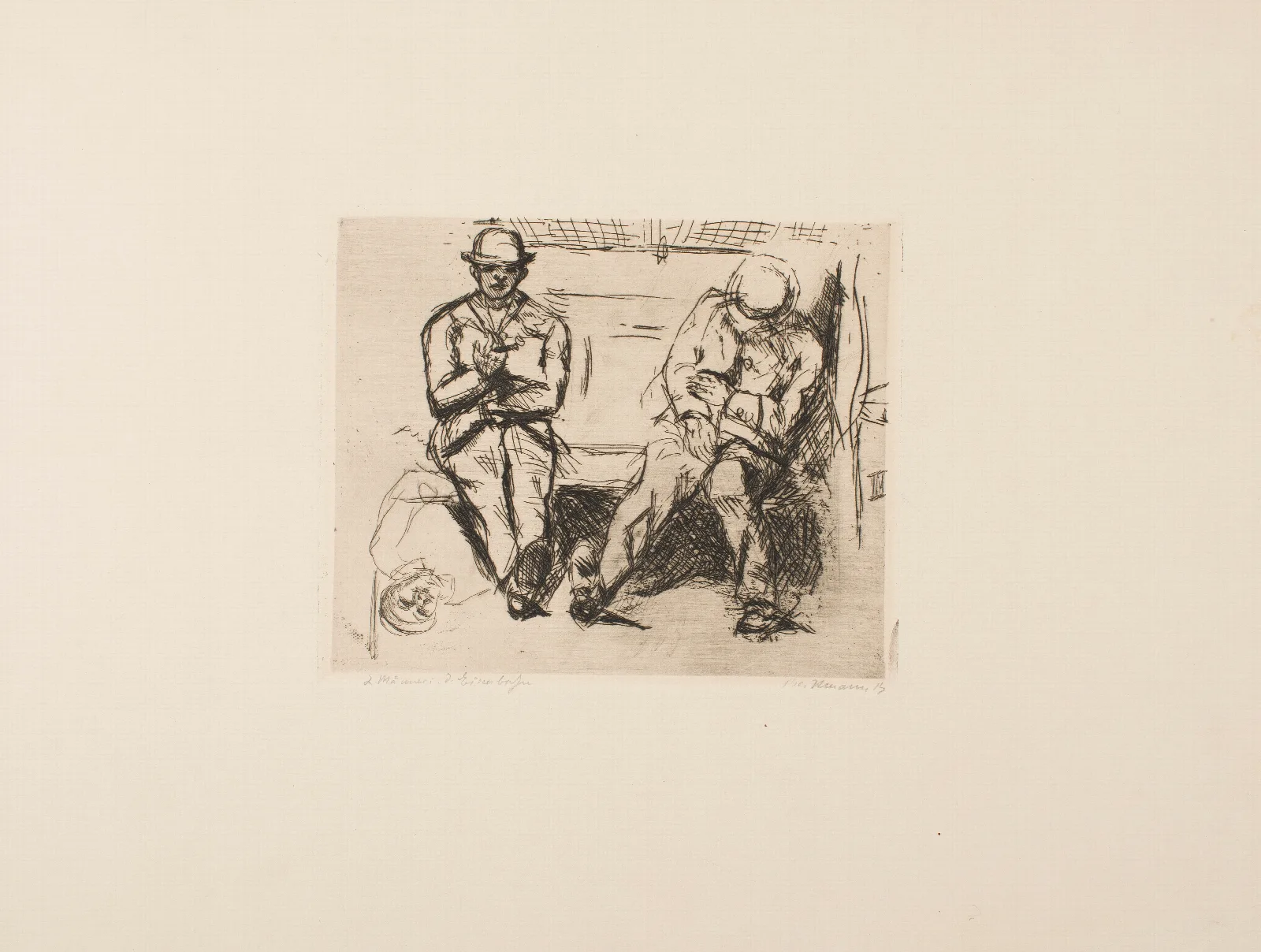 Fourth Class I Wall Art by Max Beckmann - Canvas Print