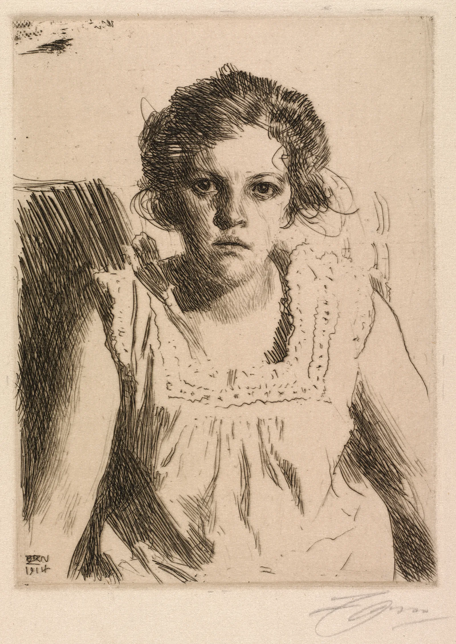 Frida Wall Art by Anders Zorn - Canvas Print