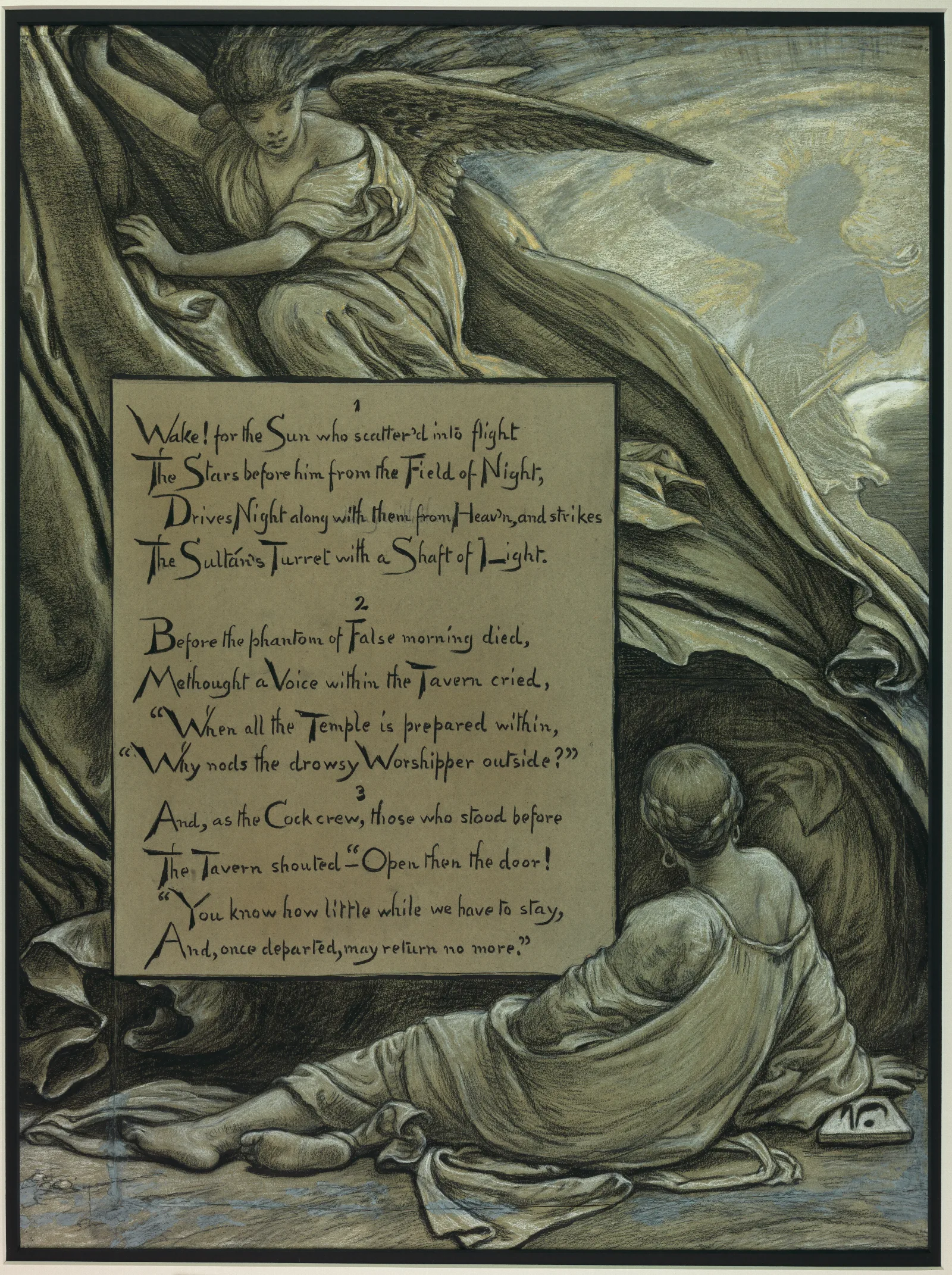 The Awakening 2 Wall Art by Elihu Vedder - Canvas Print