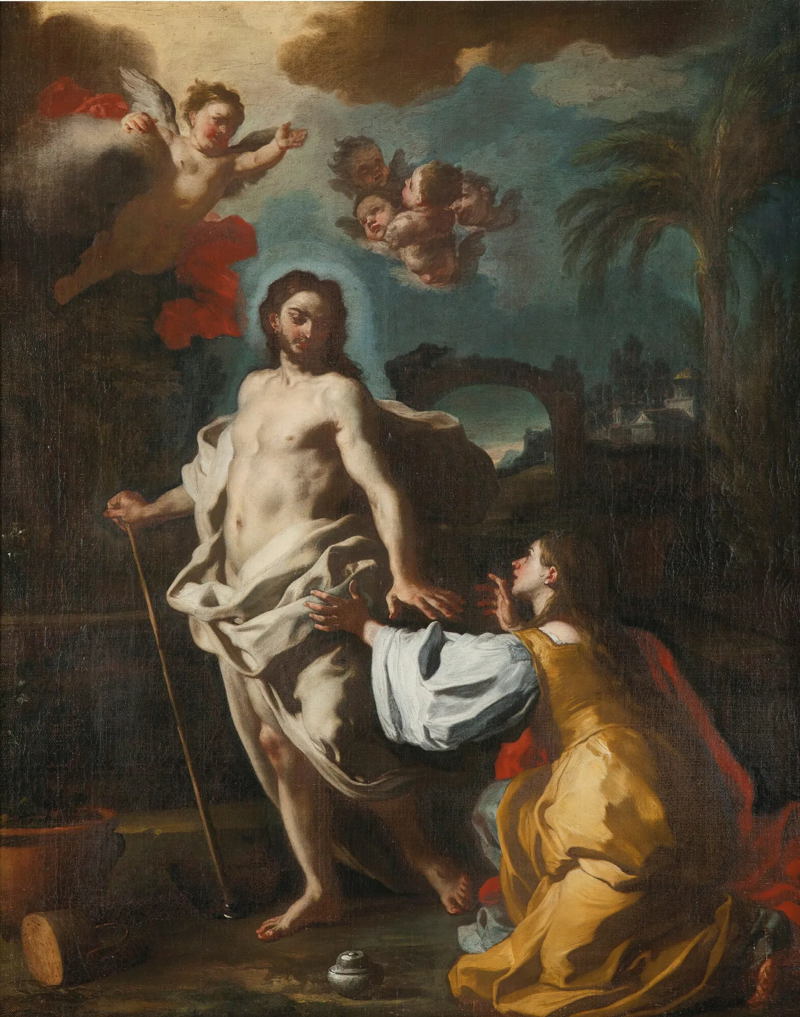 Noli Me Tangere 3 Wall Art by Francesco Solimena - Canvas Print