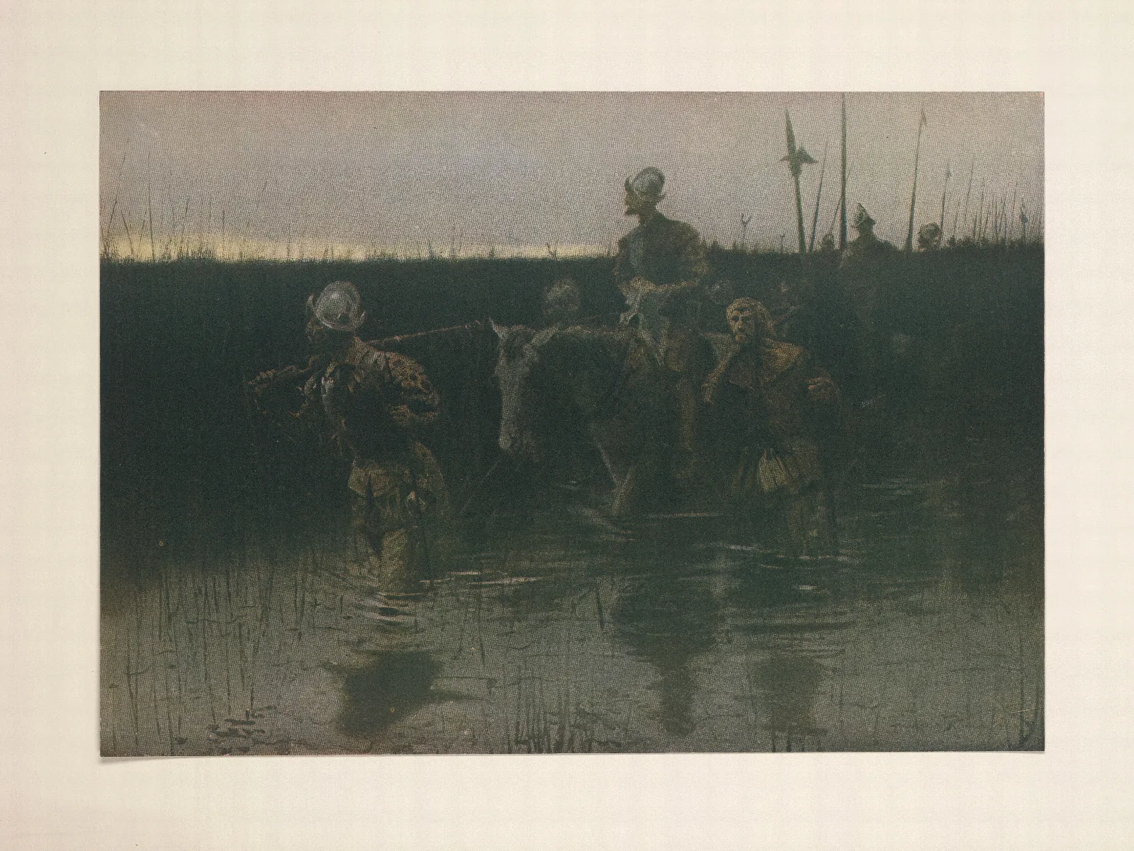 The Great Explorers Ii Hernando De Soto Wall Art by Frederic Remington - Canvas Print