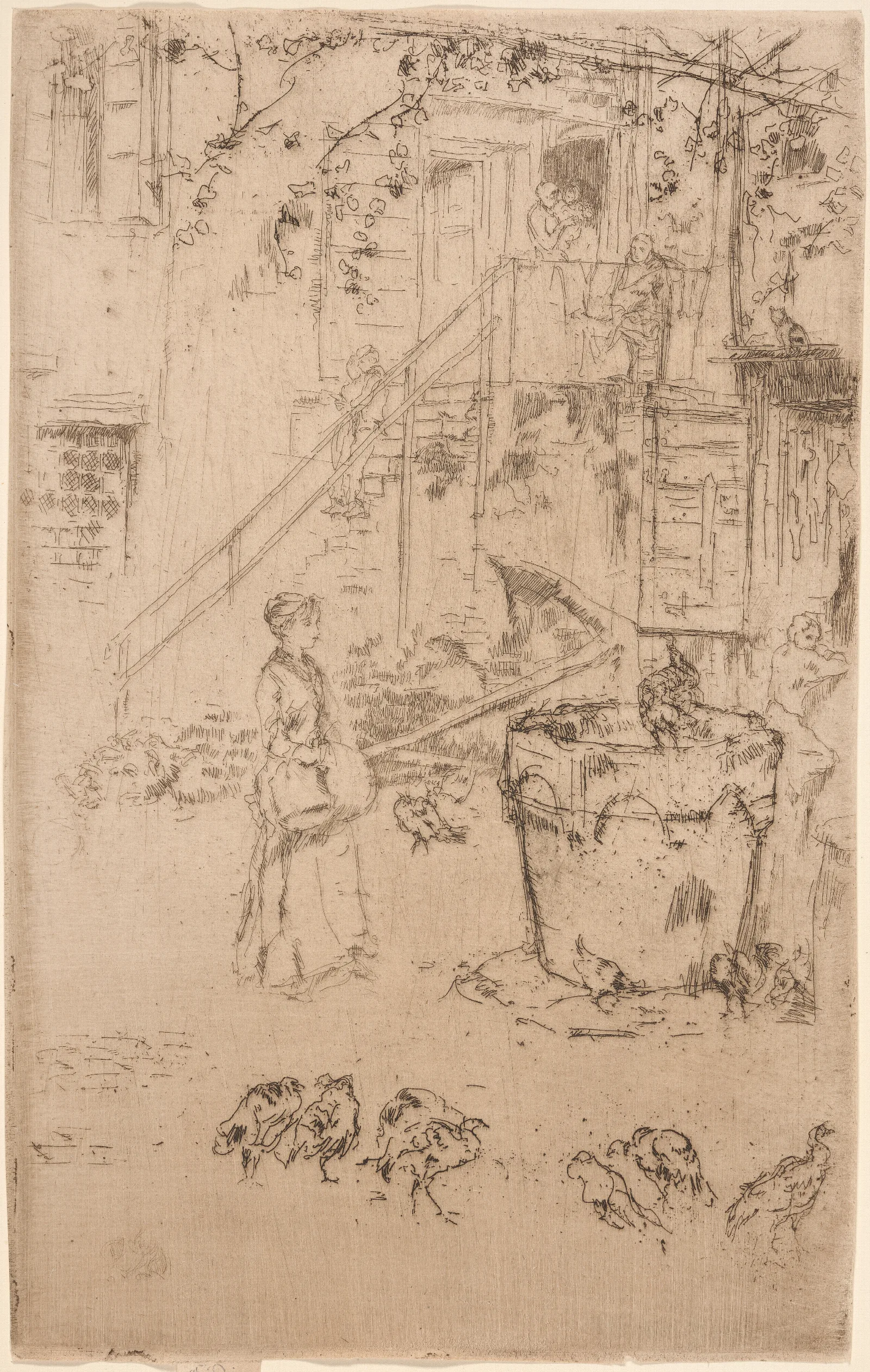 Turkeys 3 Wall Art by James Abbott McNeill Whistler - Canvas Print