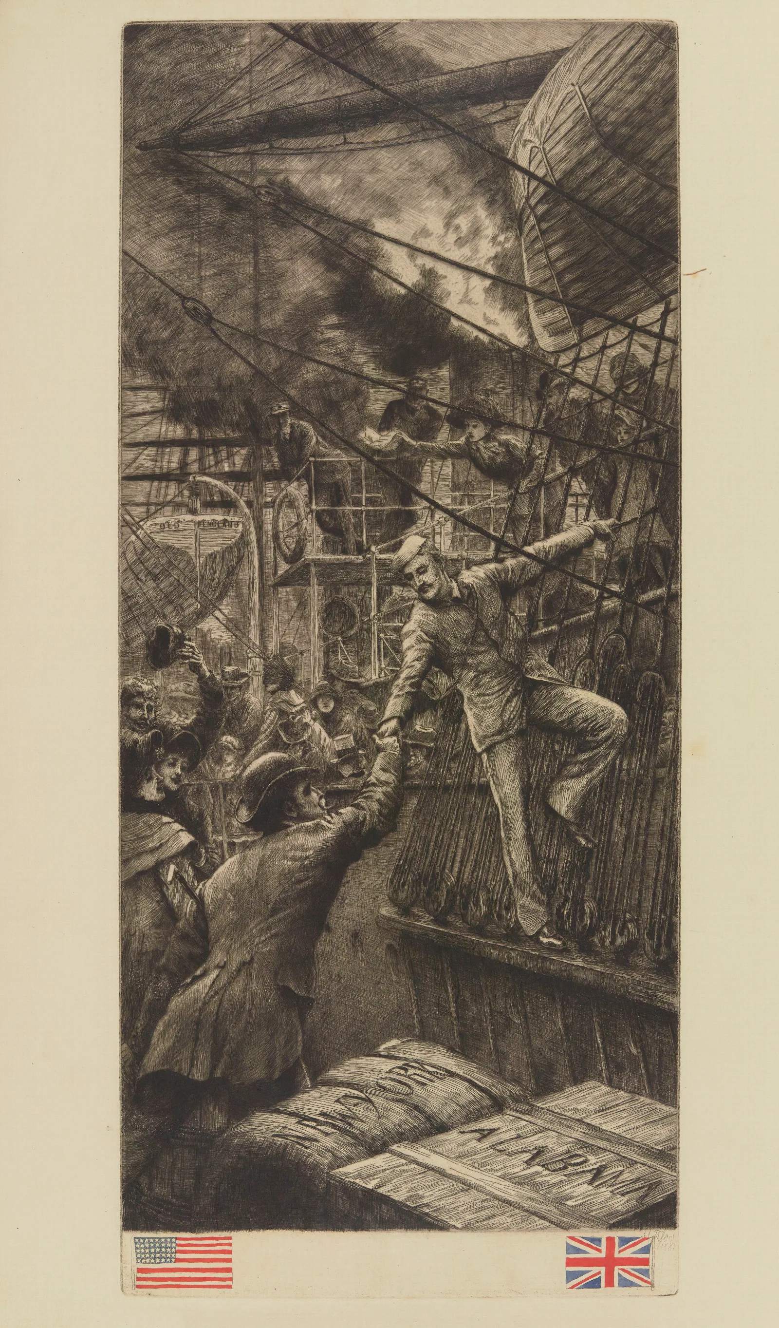 Les Deux Amis 2 Wall Art by James Tissot - Canvas Print