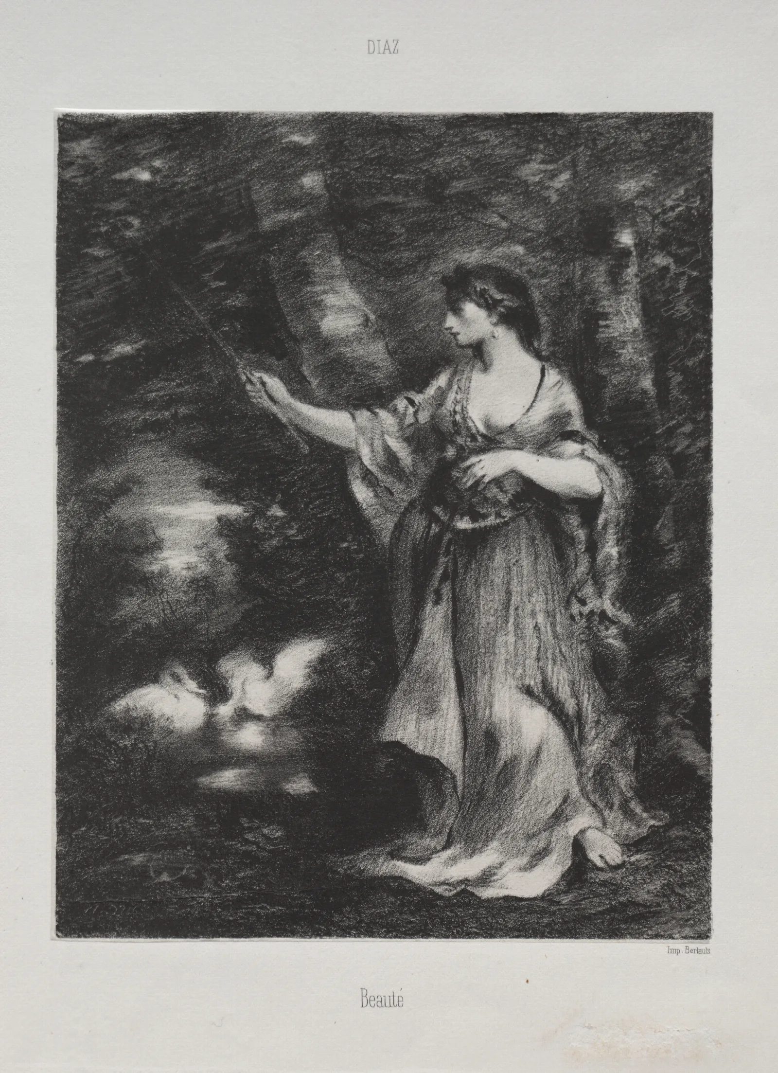 Beaute 2 Wall Art by Narcisse-Virgile Diaz de La Peña - Canvas Print