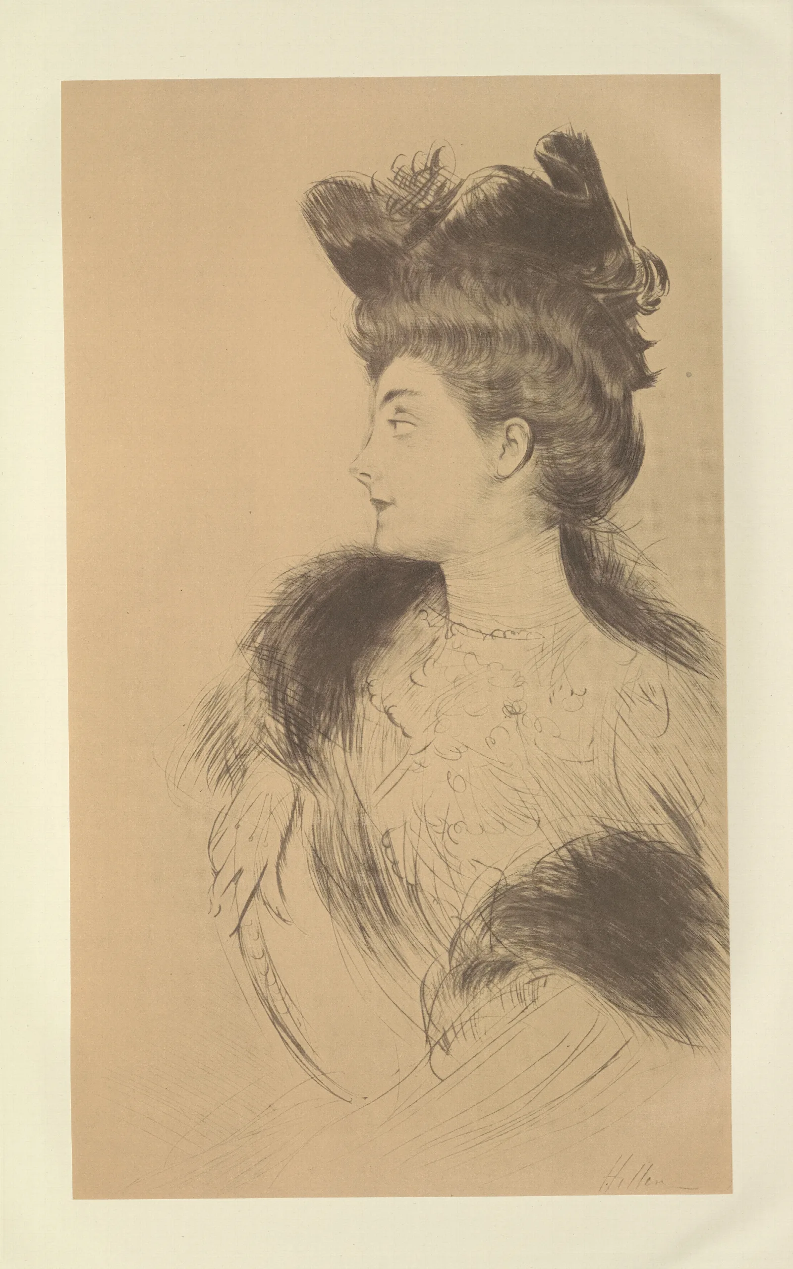 Mrs Law 2 Wall Art by Paul César Helleu - Canvas Print
