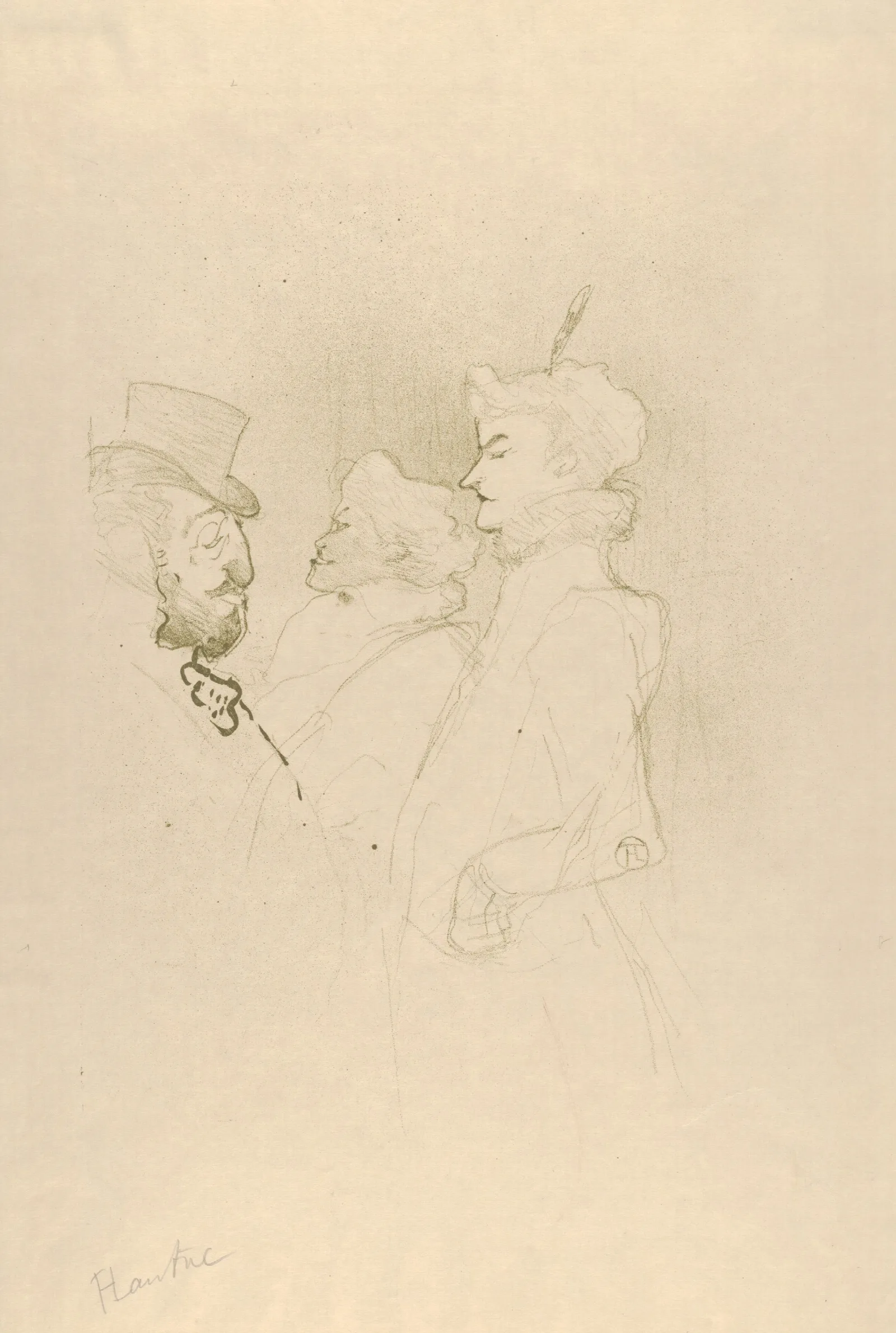 Why Not Once Is Not To Make A Habit Of It Wall Art by Henri de Toulouse-Lautrec - Canvas Print