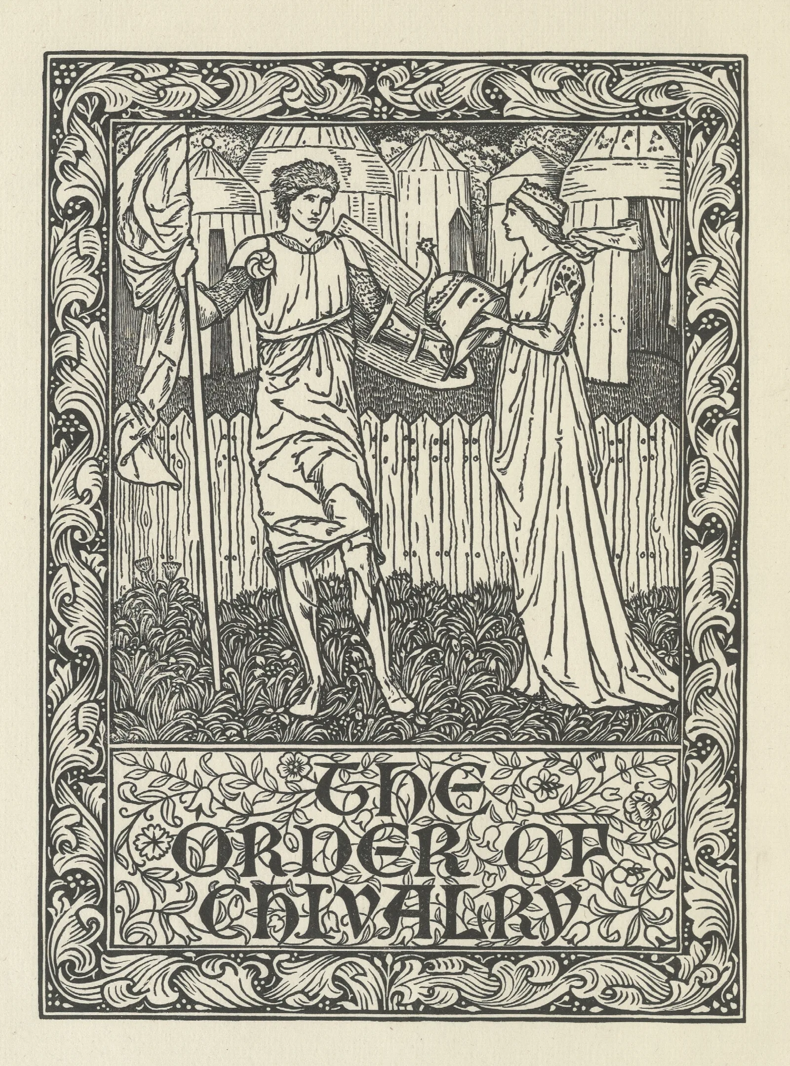 The Order Of Chivalry Wall Art by Sir Edward Coley Burne-Jones - Canvas Print