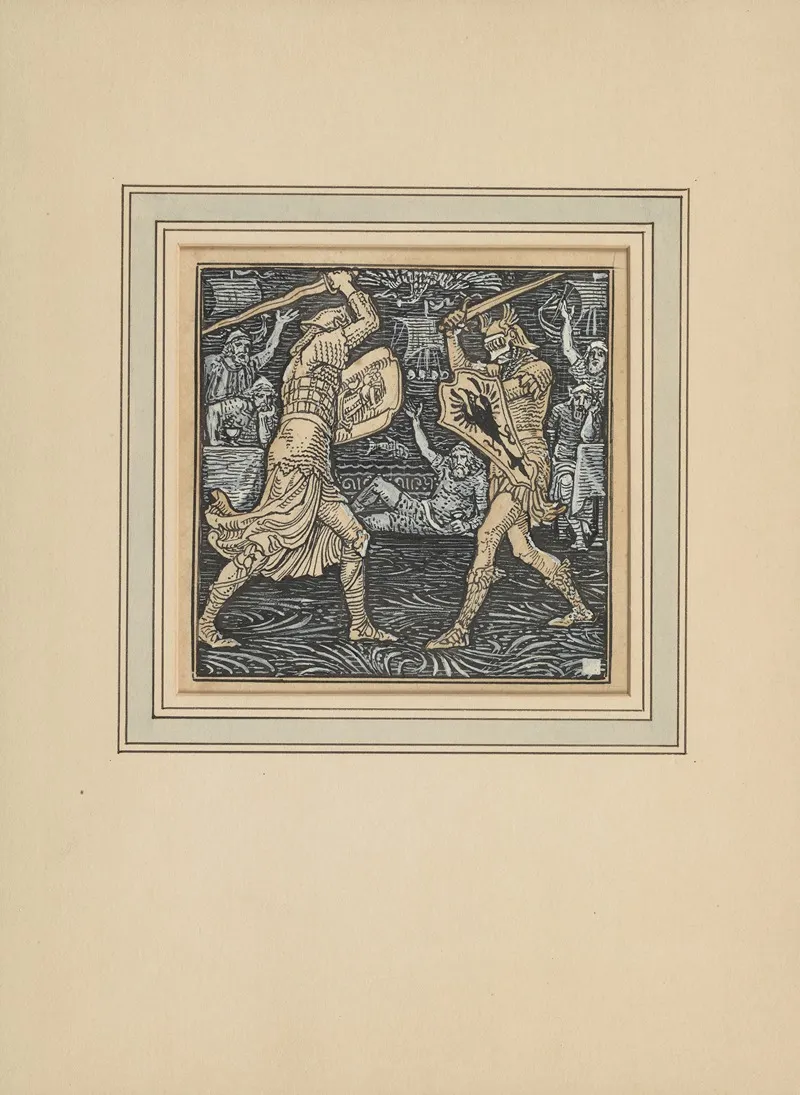 The Story Of The Glittering Plain Wall Art by Walter Crane - Canvas Print