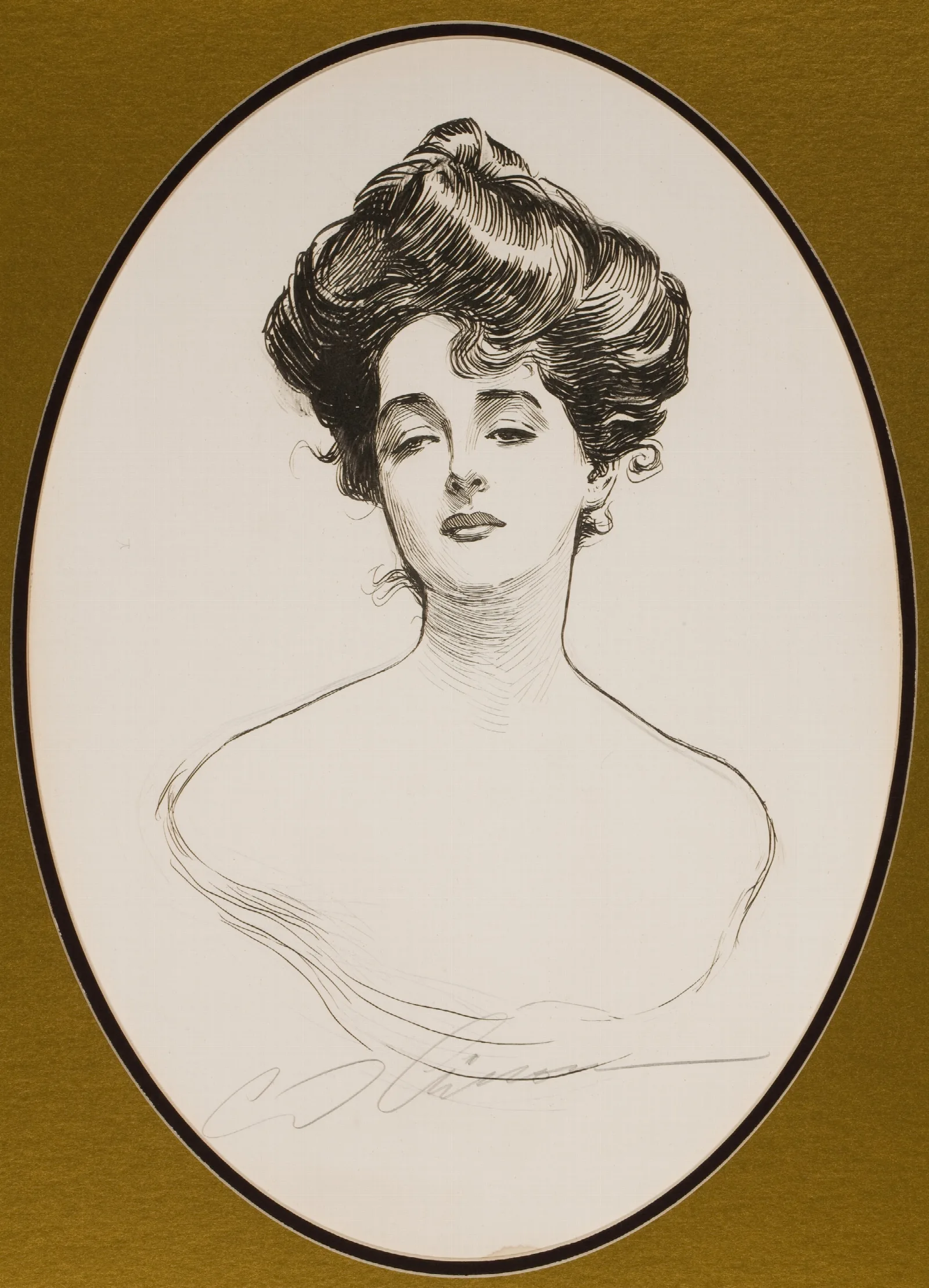 Gibson Girl Wall Art by Charles Dana Gibson - Canvas Print