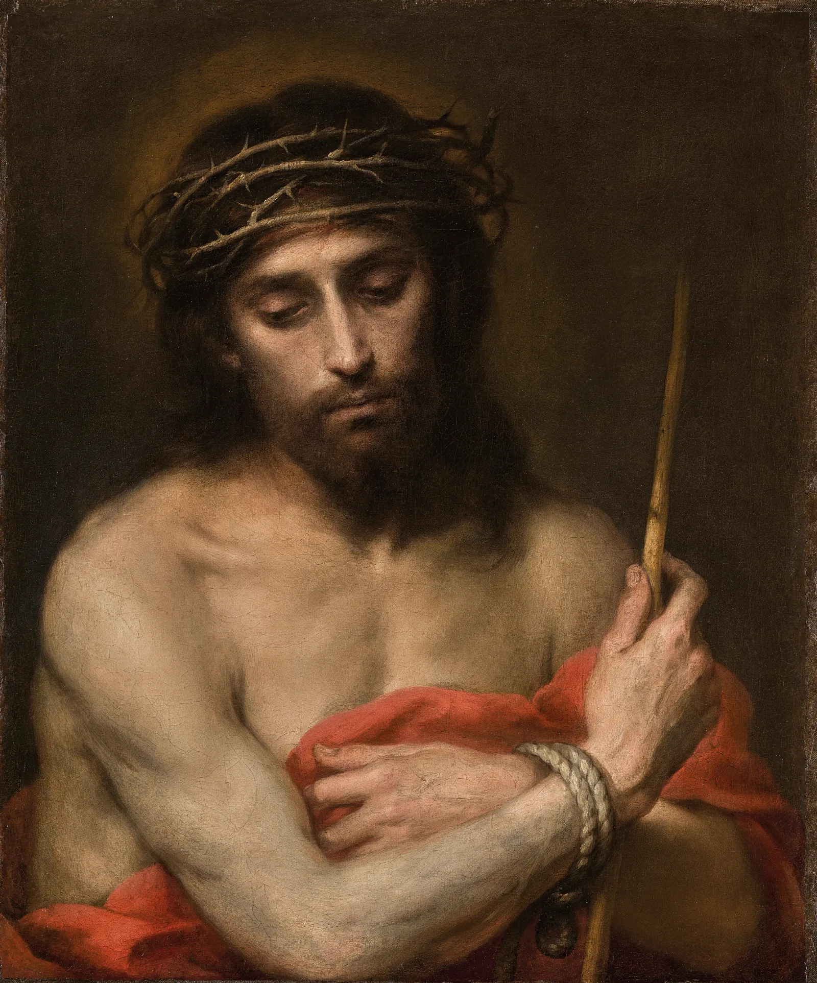 Ecce Homo 7 Wall Art by Bartolomé Estebán Murillo - Canvas Print