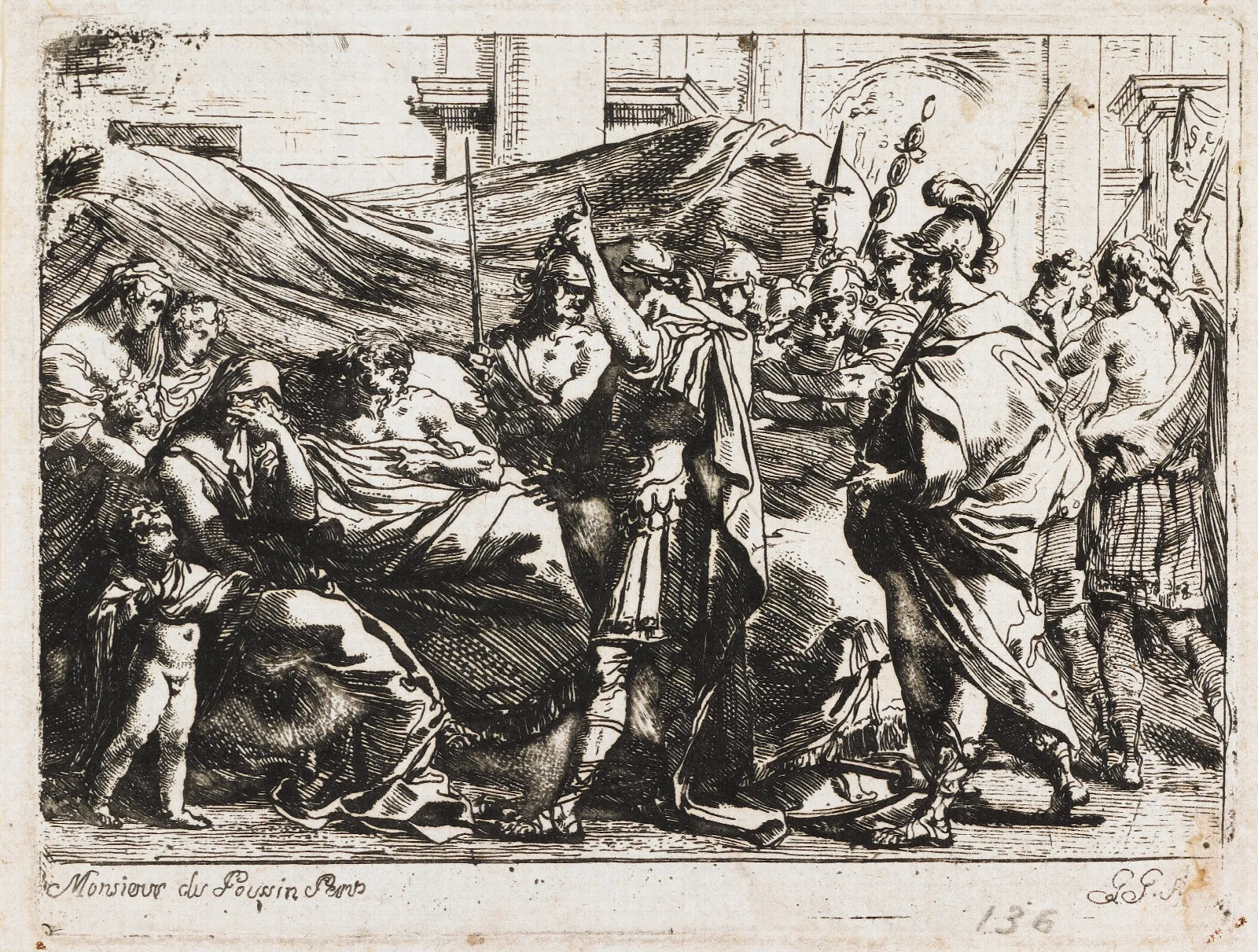 The Death Of Germanicus 3 Wall Art by Gaetano Gandolfi - Canvas Print