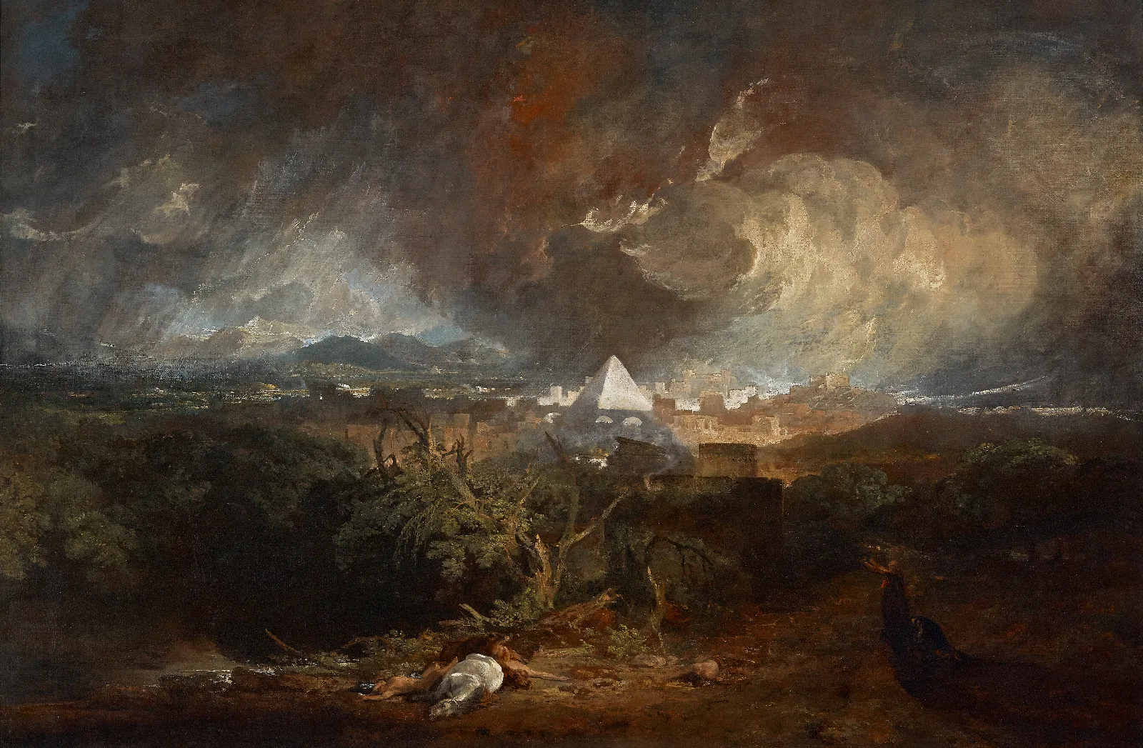 The Fifth Plague Of Egypt Wall Art by Joseph Mallord William Turner - Canvas Print