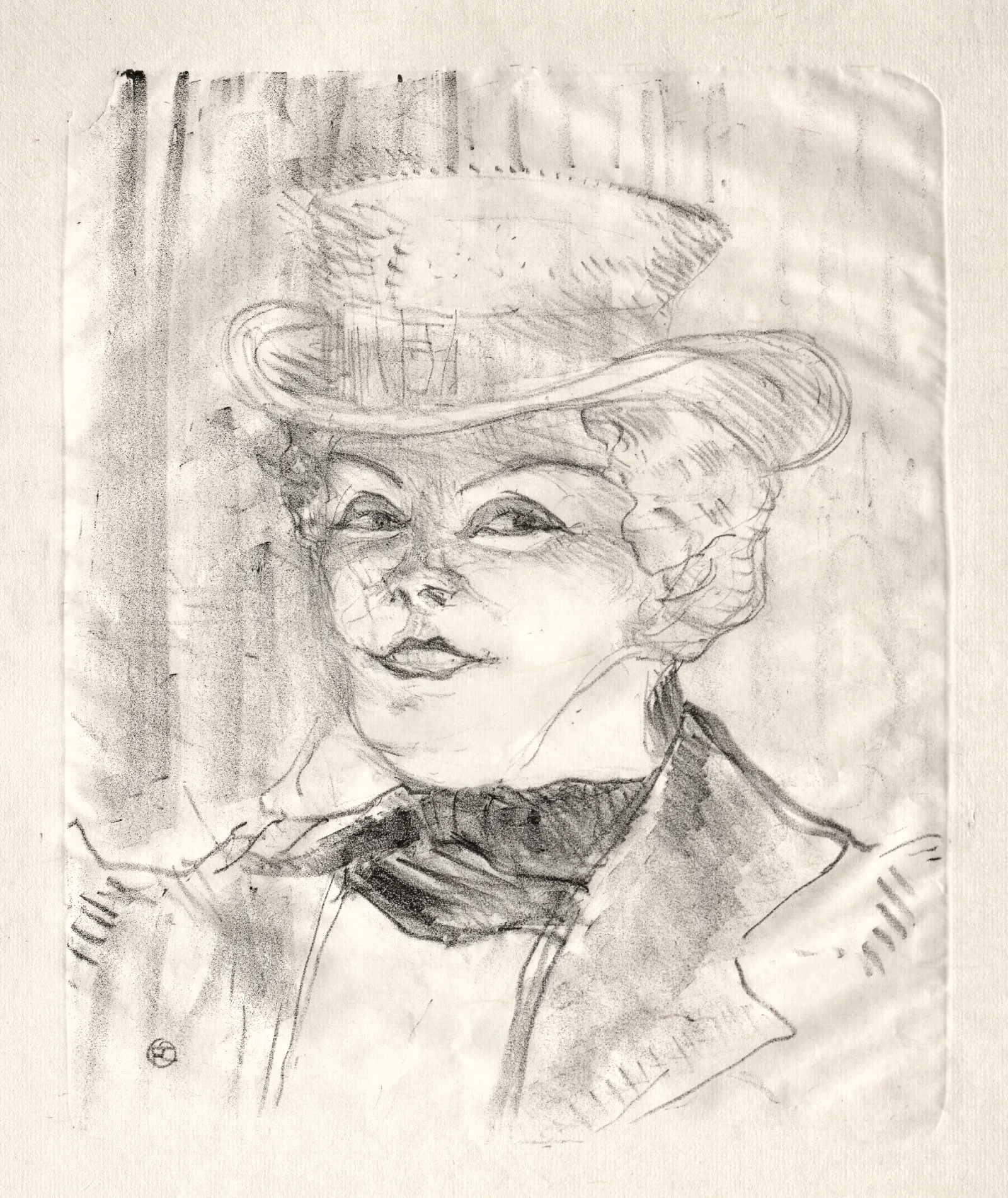 Madame Rejane 5 Wall Art by Henri de Toulouse-Lautrec - Canvas Print
