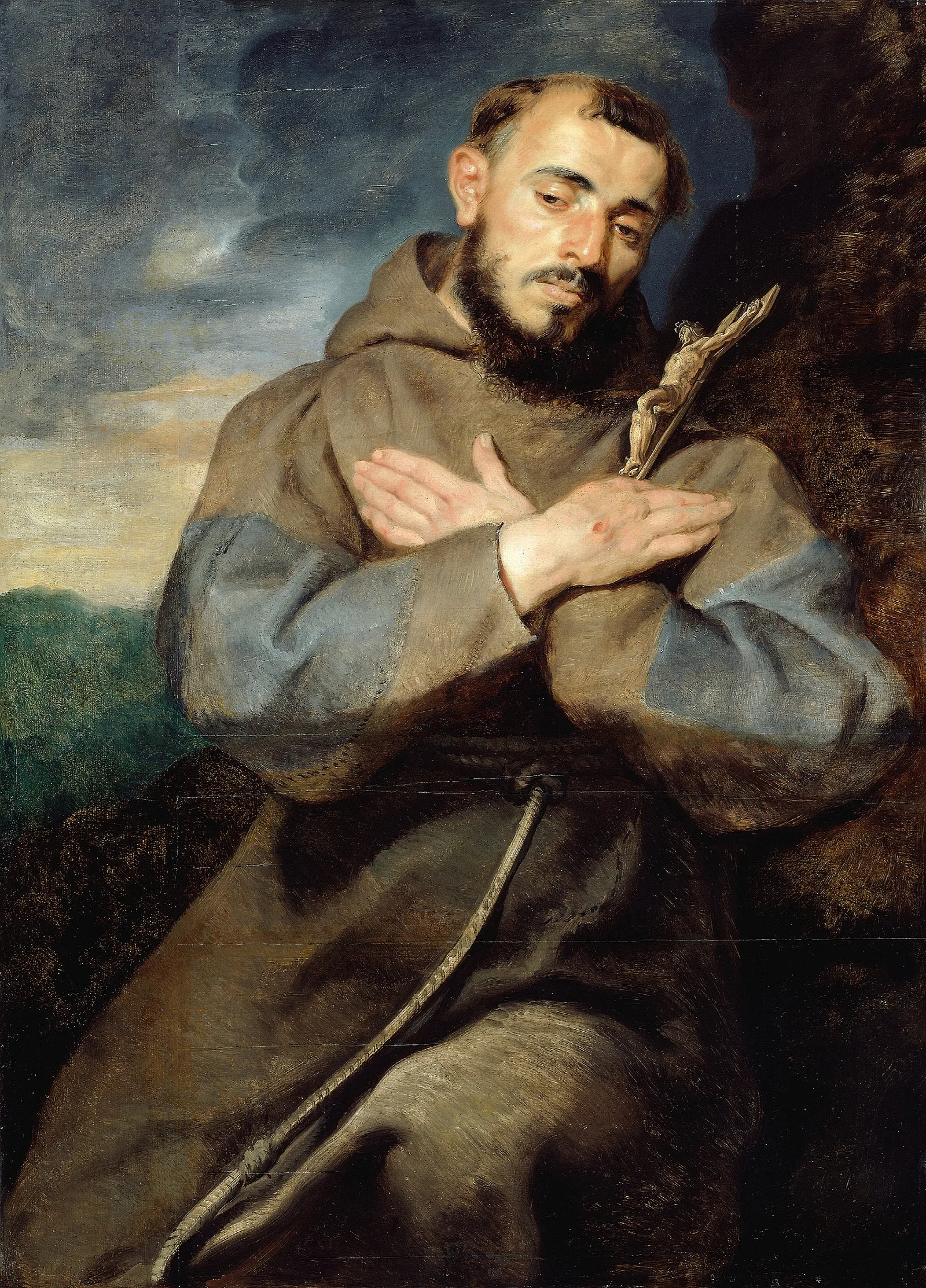 Saint Francis Wall Art by Peter Paul Rubens - Canvas Print