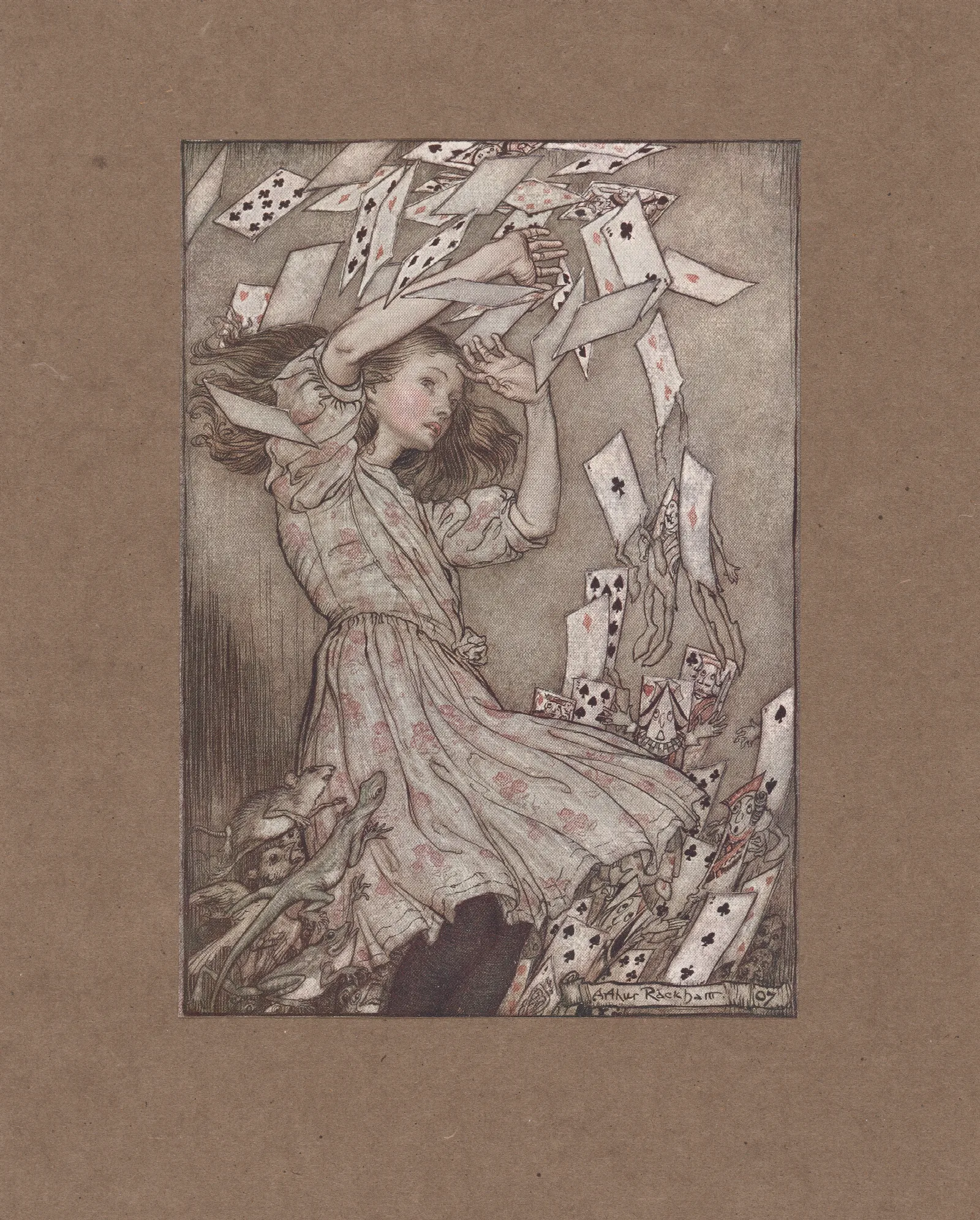 Alices Adventures In Wonderland Wall Art by Arthur Rackham - Canvas Print