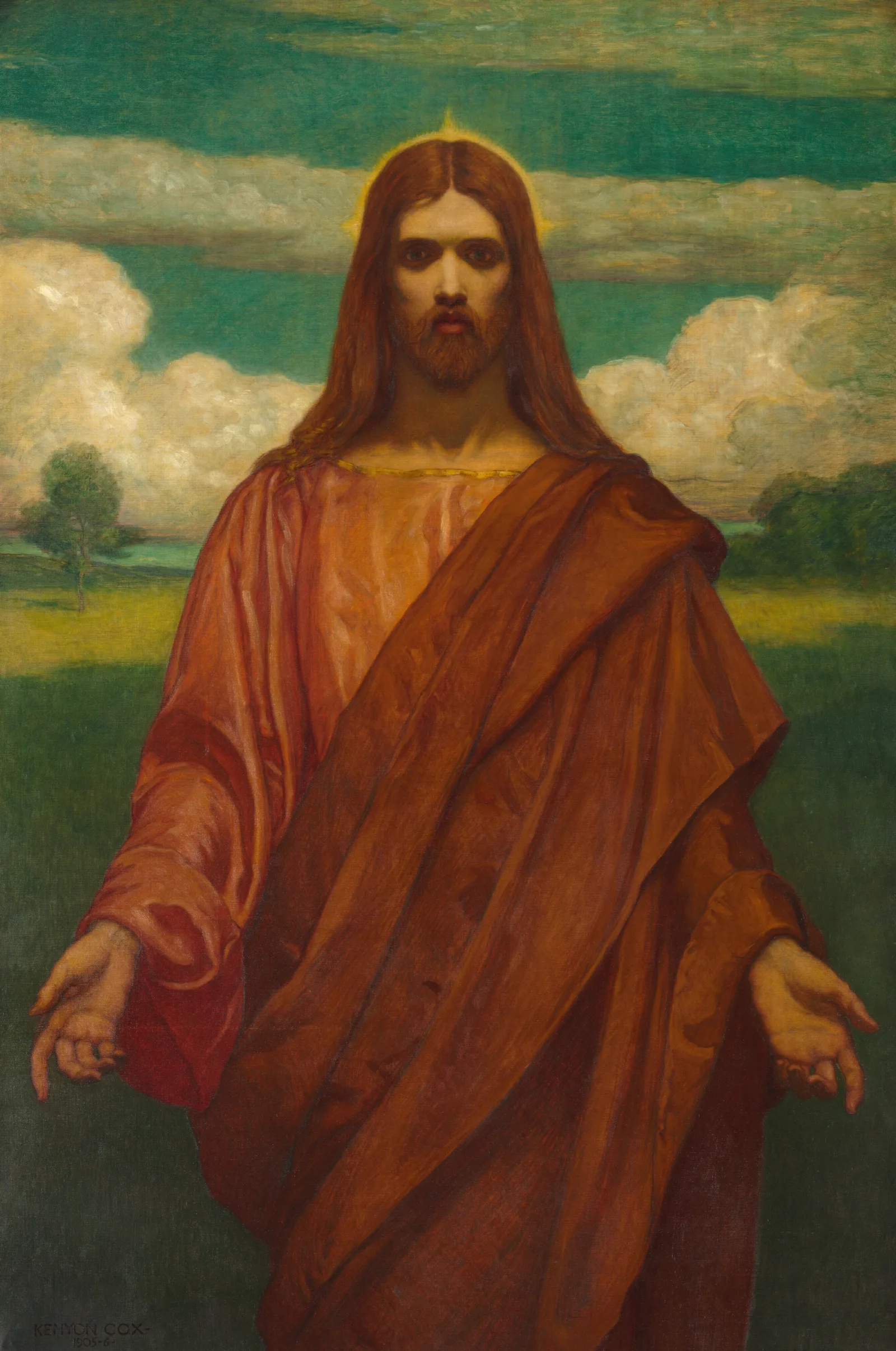 Christ 12 Wall Art by Kenyon Cox - Canvas Print