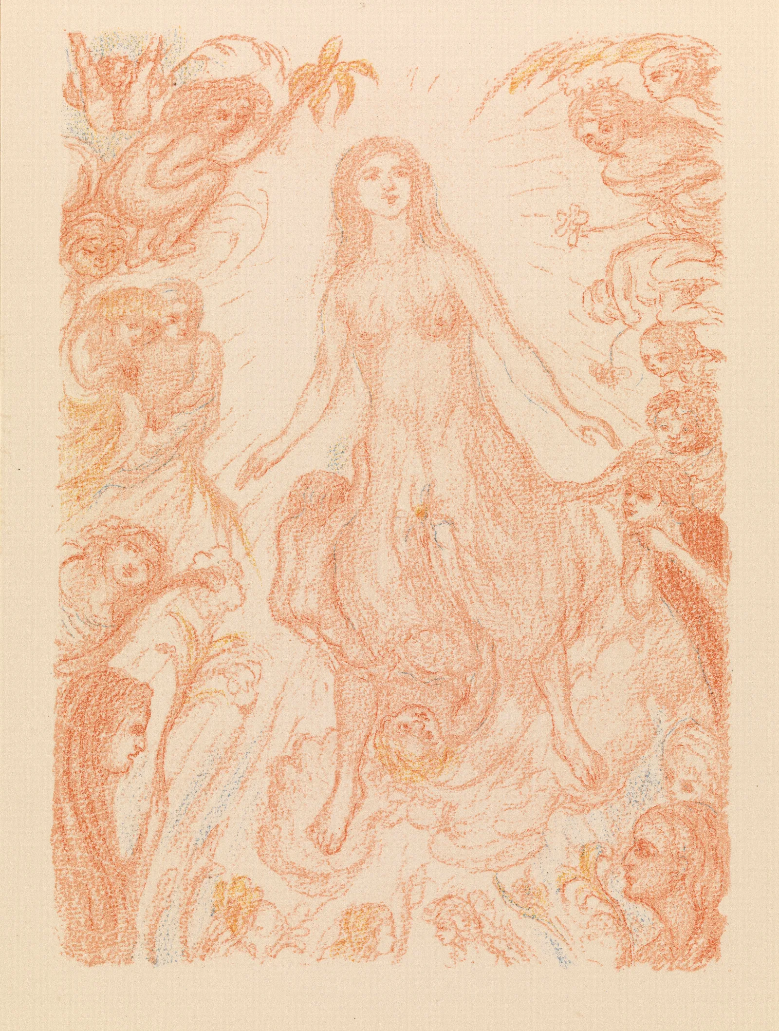 The Assumption Of Mary 3 Wall Art by James Ensor - Canvas Print