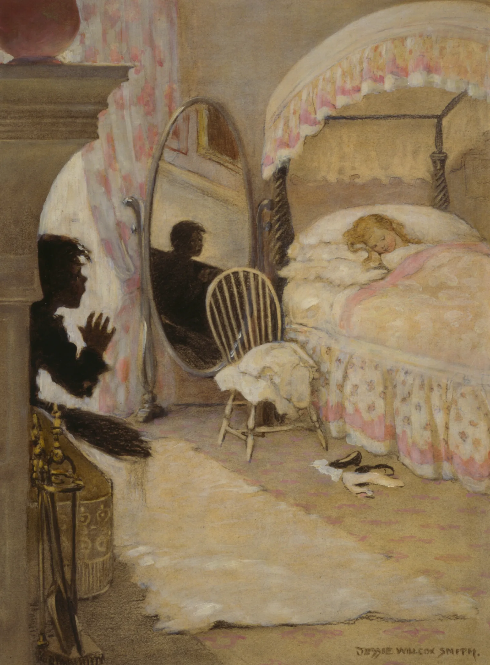 No She Cannot Be Dirty Wall Art by Jessie Willcox Smith - Canvas Print