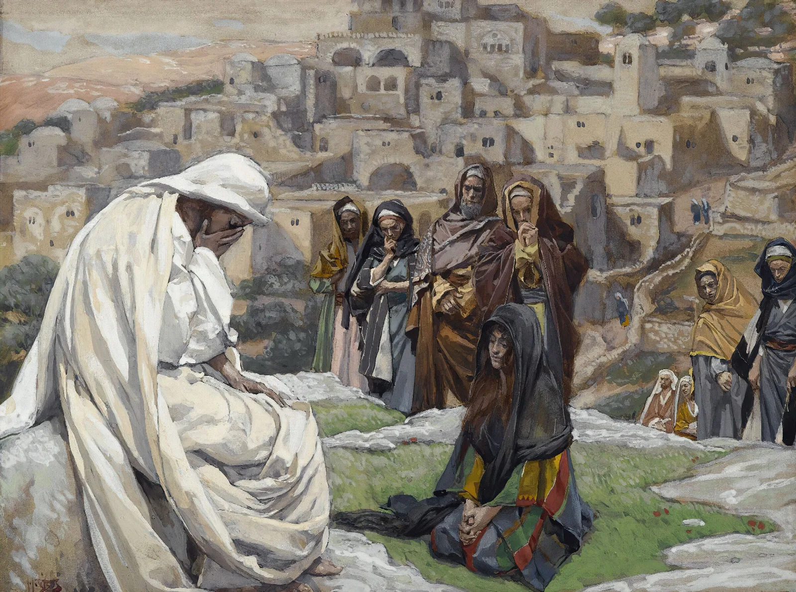 Jesus Wept Wall Art by James Tissot - Canvas Print