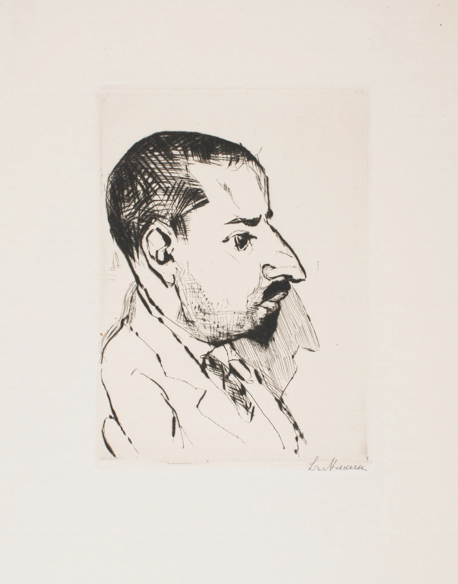 Portrait Of Dr Sakon Wall Art by Max Beckmann - Canvas Print