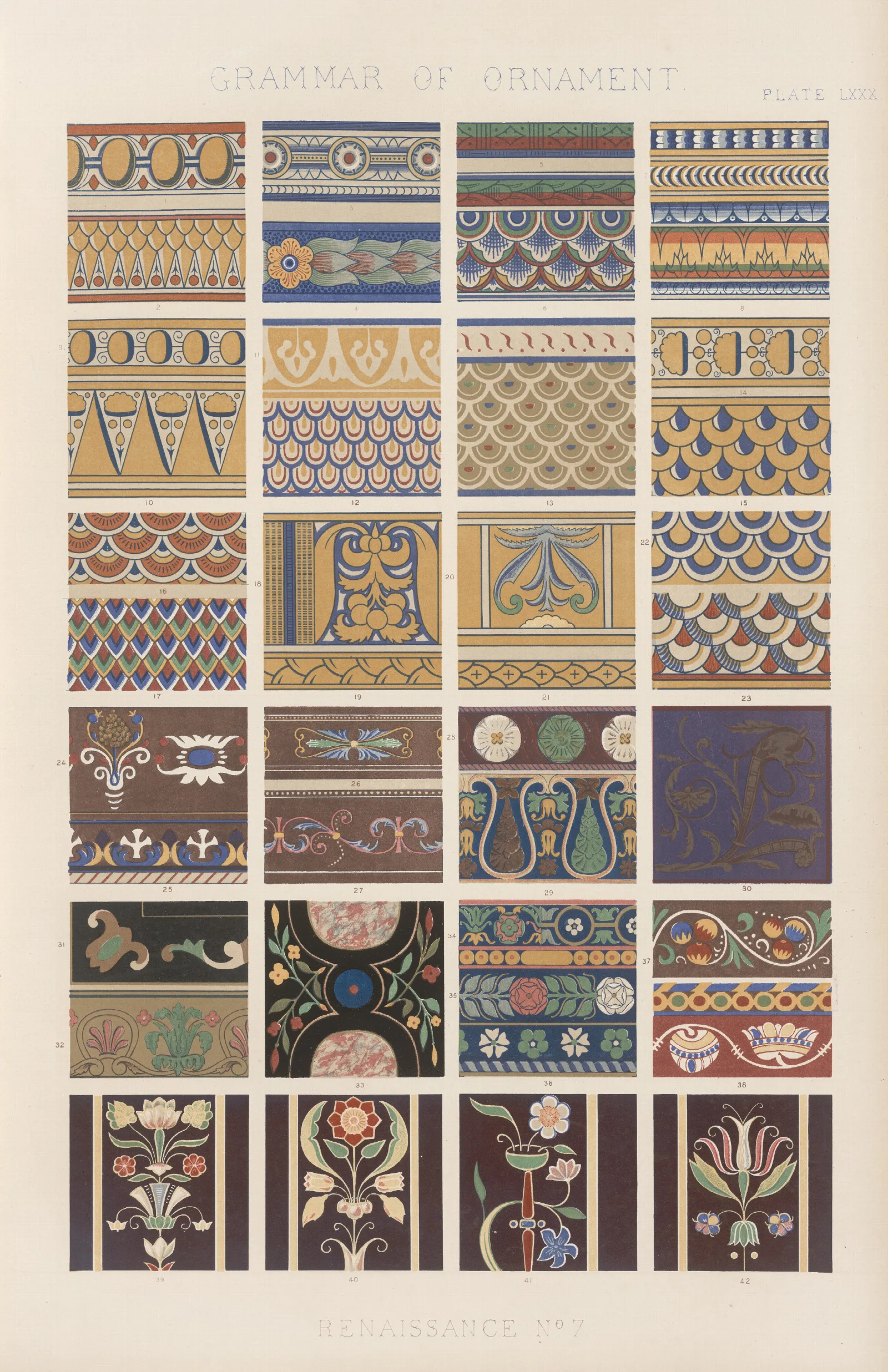 Renaissance No 7 2 Wall Art by Owen Jones - Canvas Print