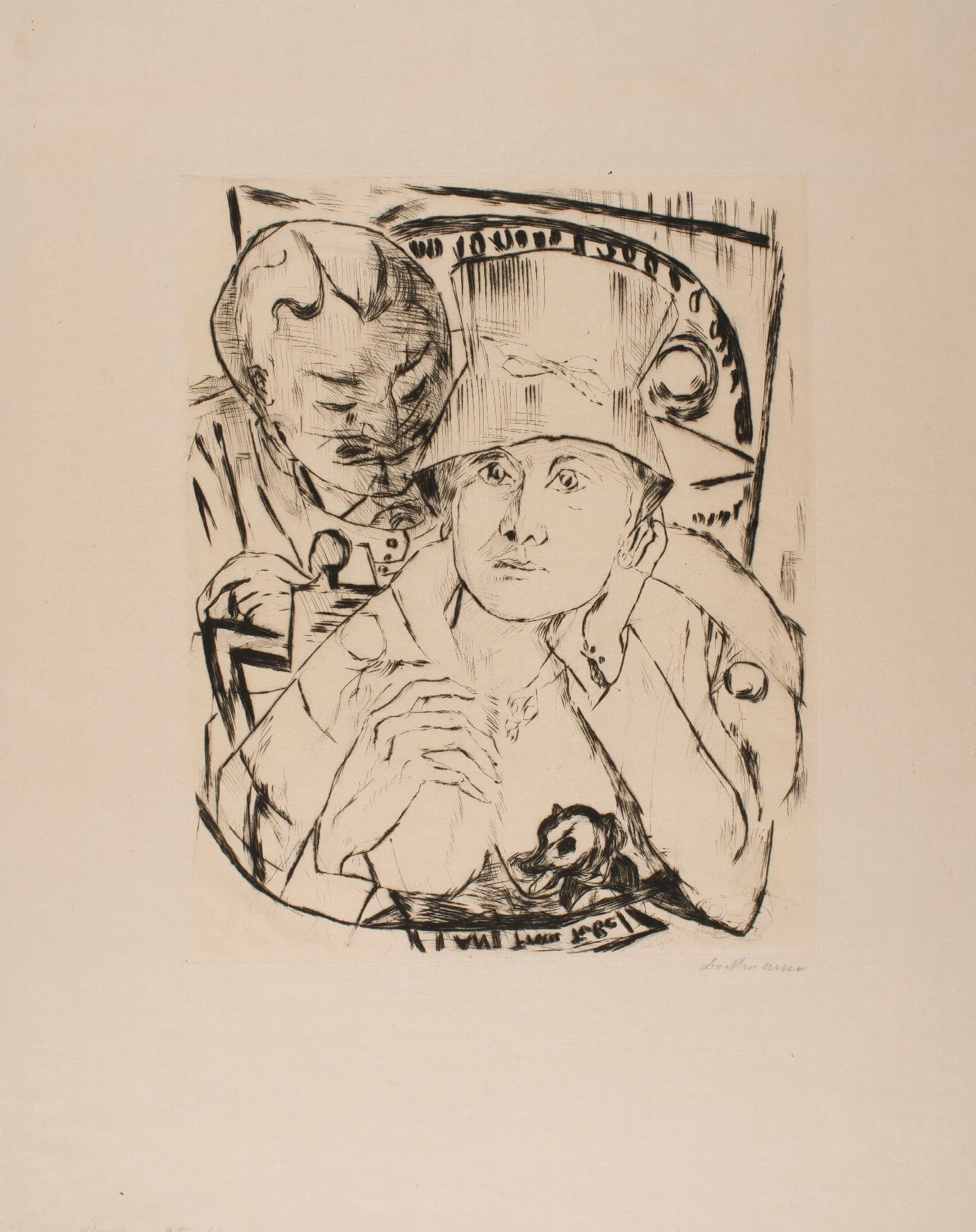 Theater Box Wall Art by Max Beckmann - Canvas Print
