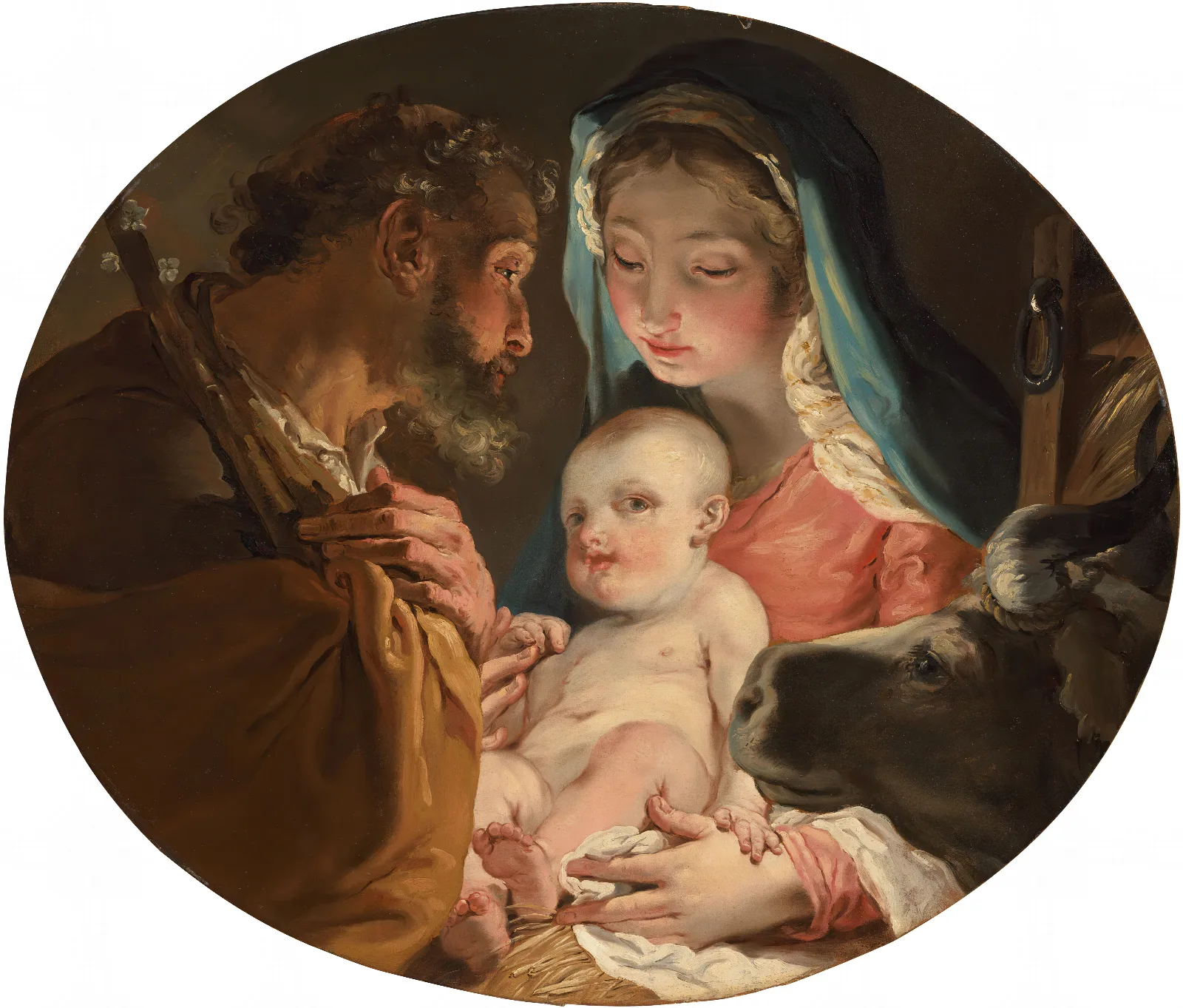 The Holy Family 47 Wall Art by Gaetano Gandolfi - Canvas Print