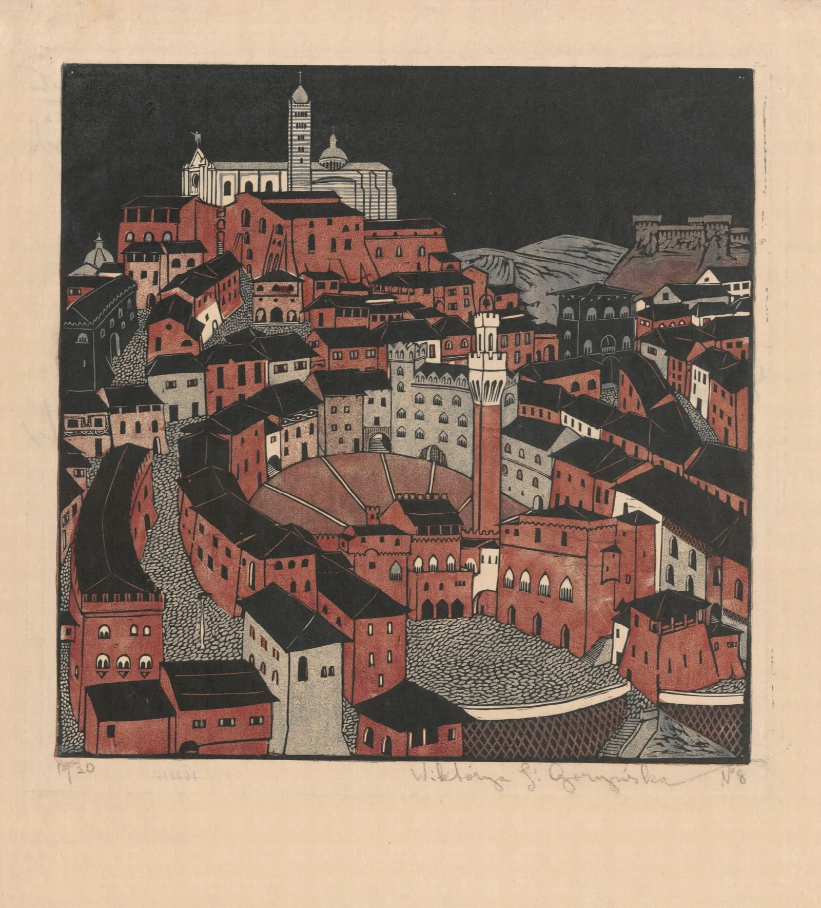 Siena 2 Wall Art by Wiktoria Goryńska - Canvas Print