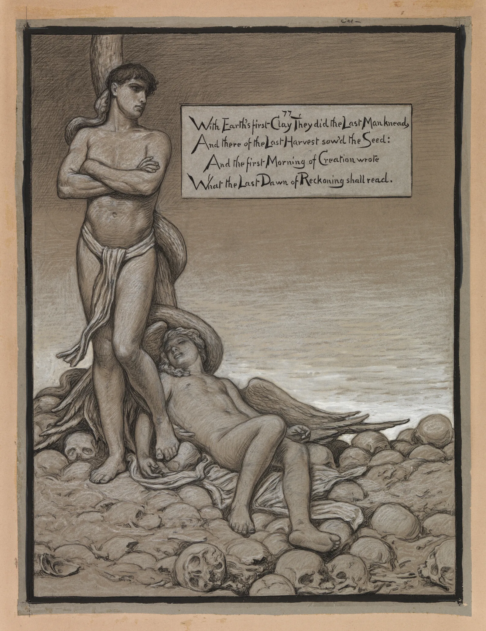 The Last Man Wall Art by Elihu Vedder - Canvas Print