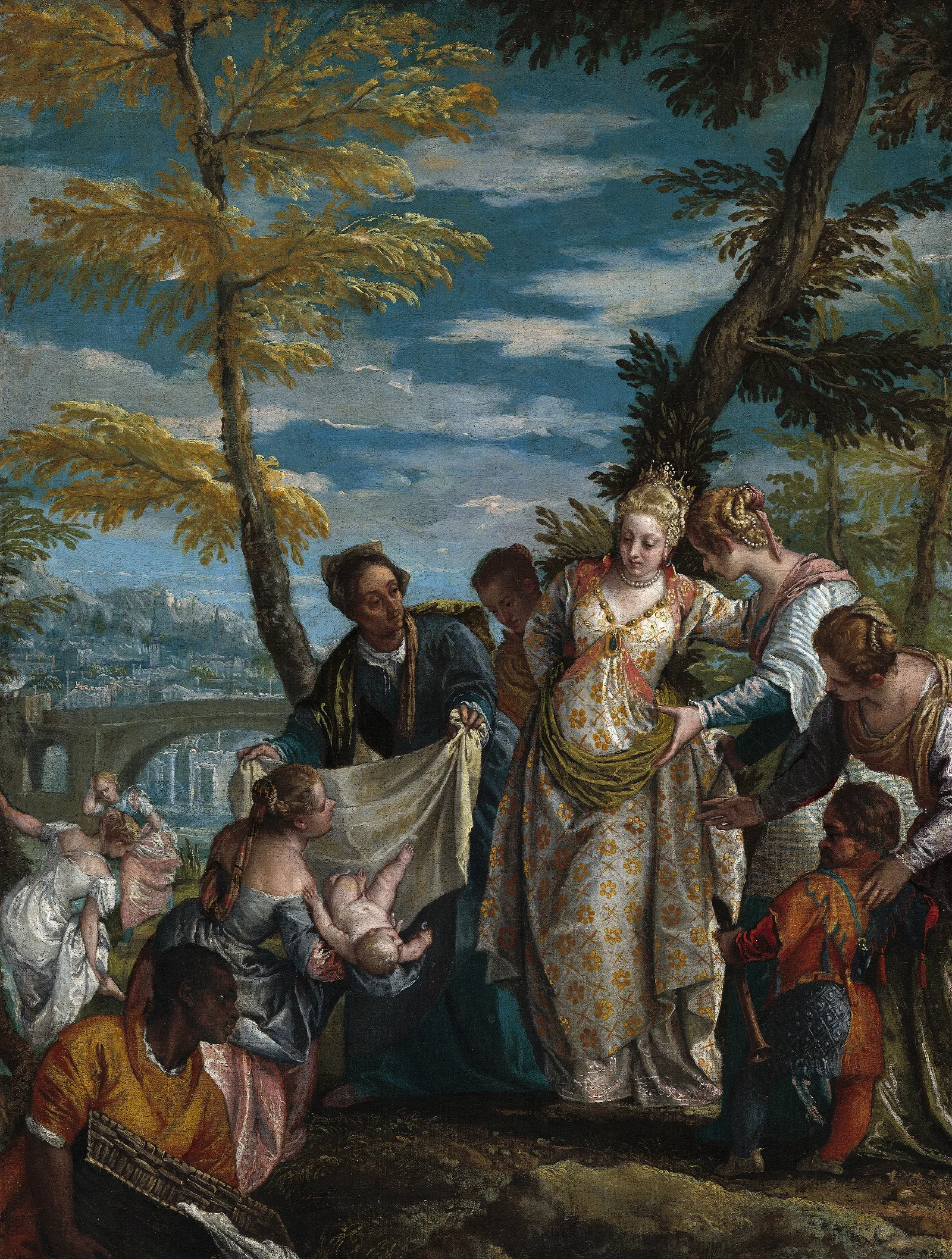 The Finding Of Moses 4 Wall Art by Paolo Veronese - Canvas Print