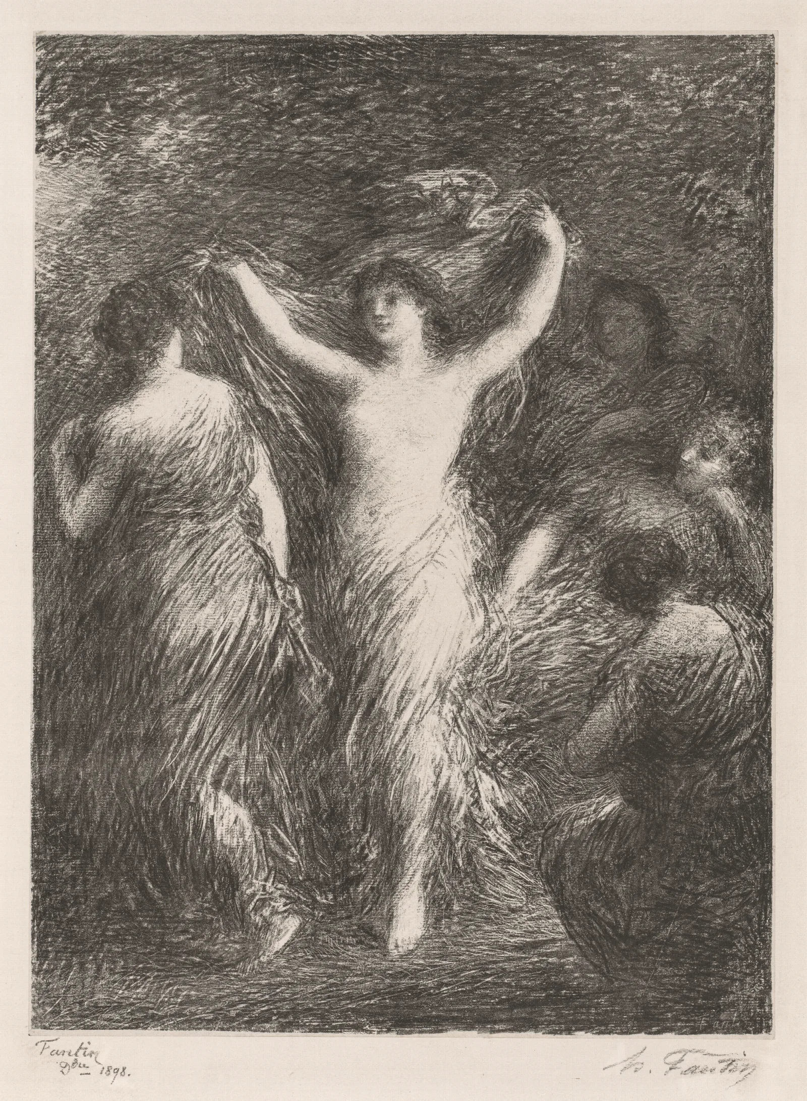 Danses Wall Art by Henri Fantin-Latour - Canvas Print