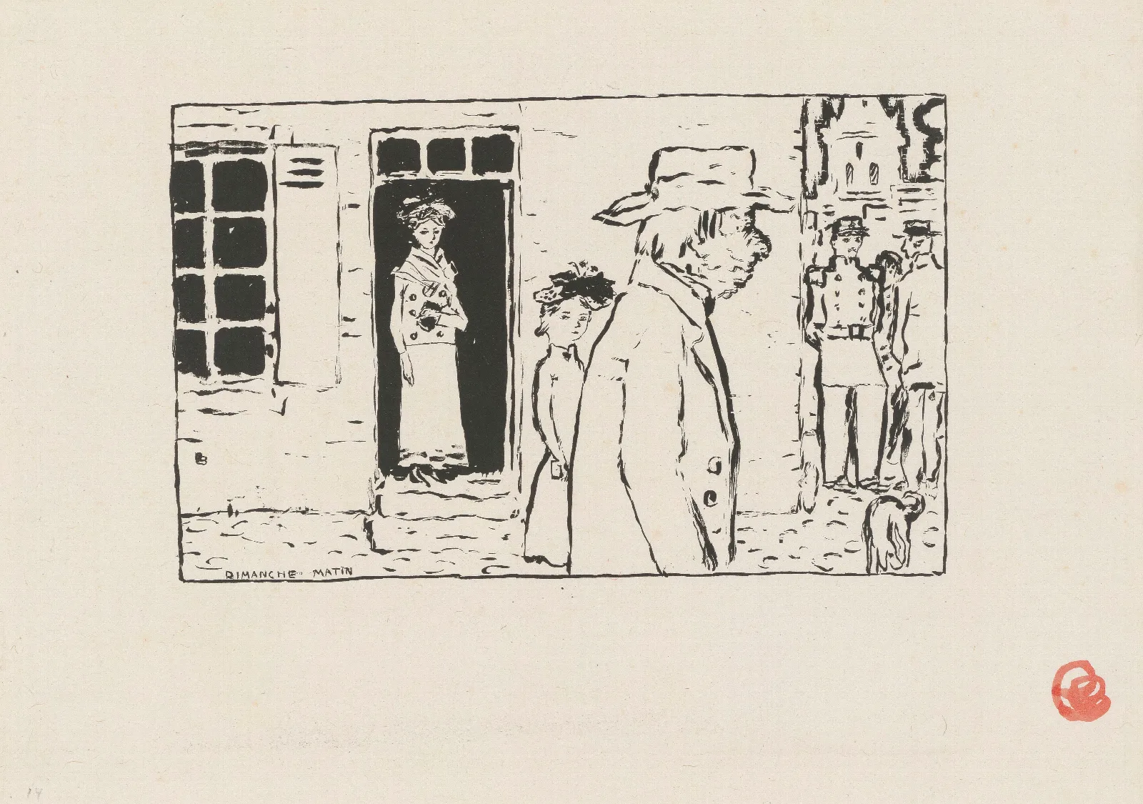 Dimanche Matin 2 Wall Art by Pierre Bonnard - Canvas Print