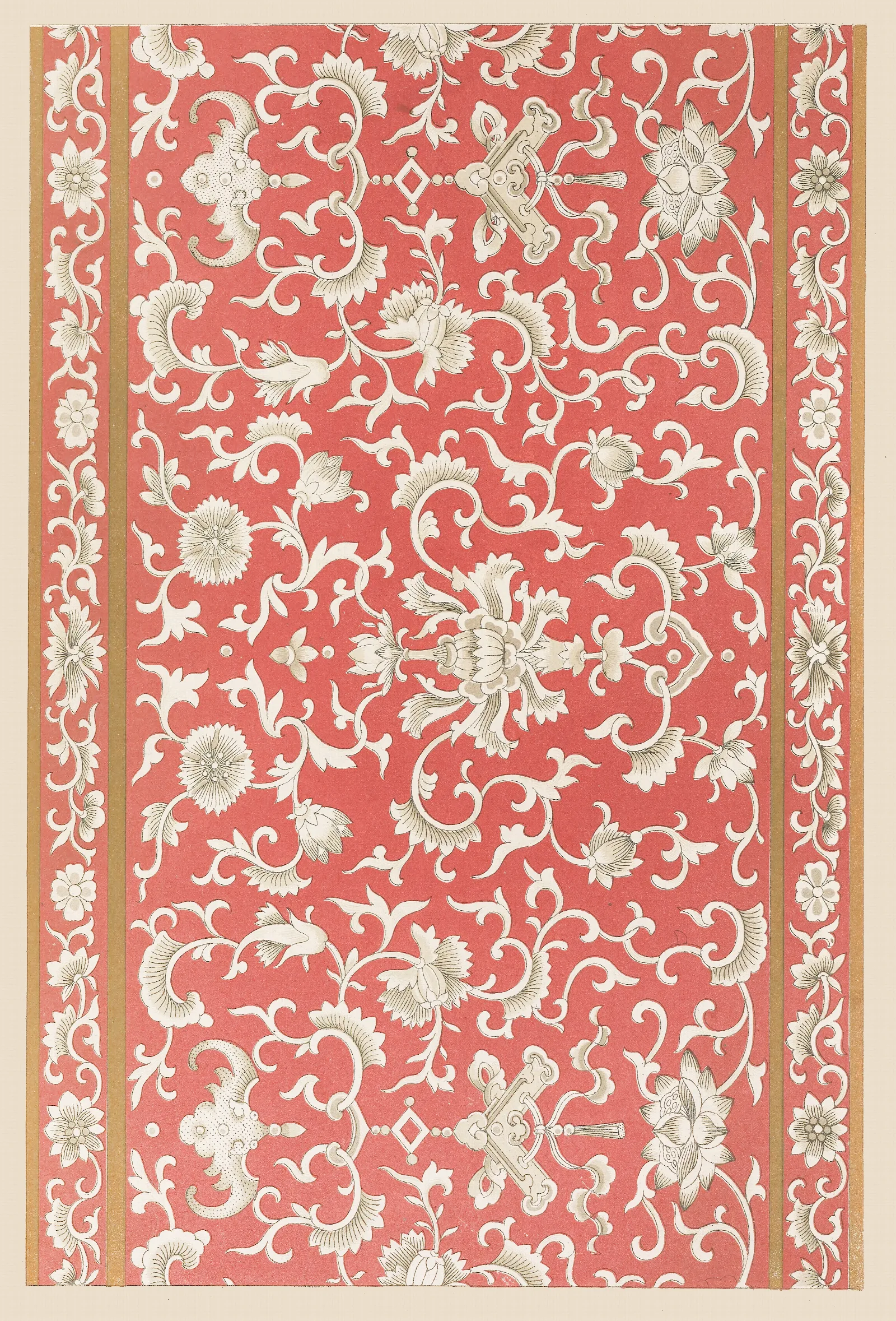 Examples Of Chinese Ornament Pl 85 Wall Art by Owen Jones - Canvas Print