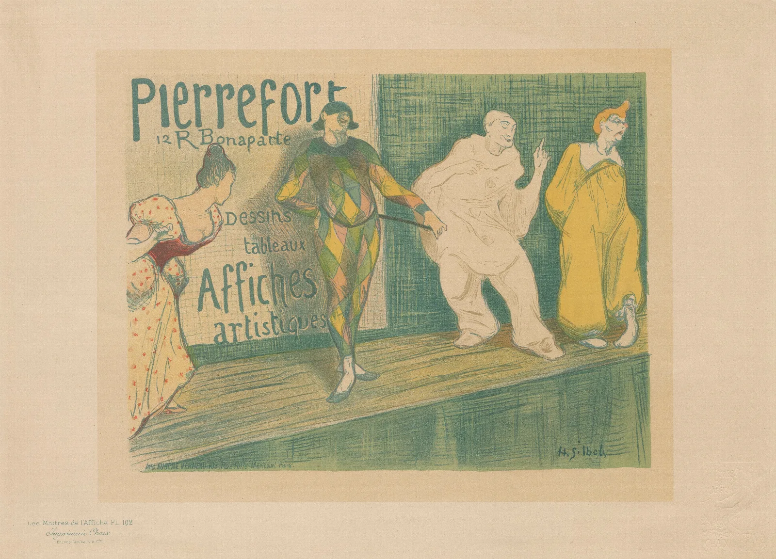 Pierrefort 2 Wall Art by Henri-Gabriel Ibels - Canvas Print