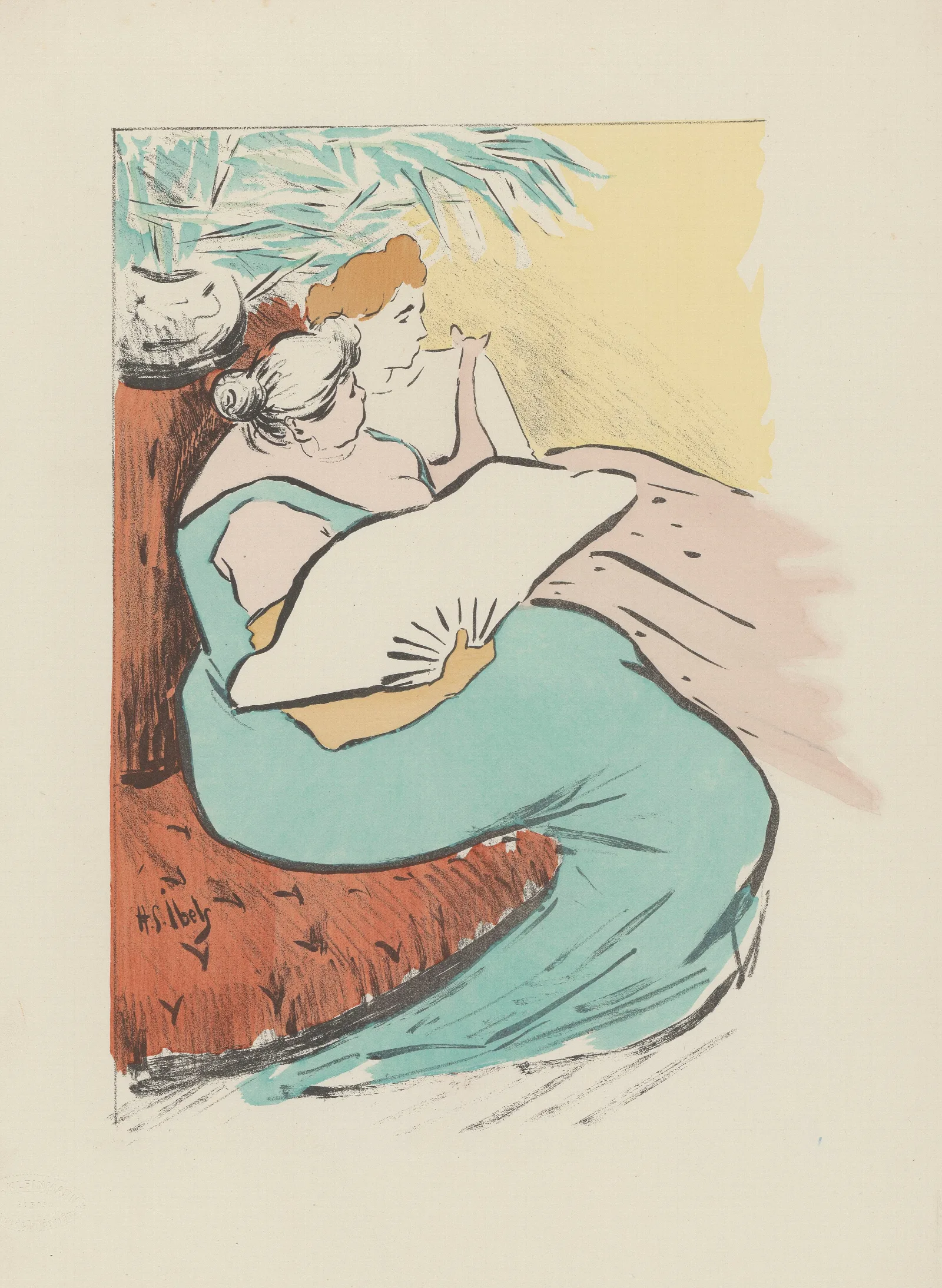 Mere Moderne Wall Art by Henri-Gabriel Ibels - Canvas Print