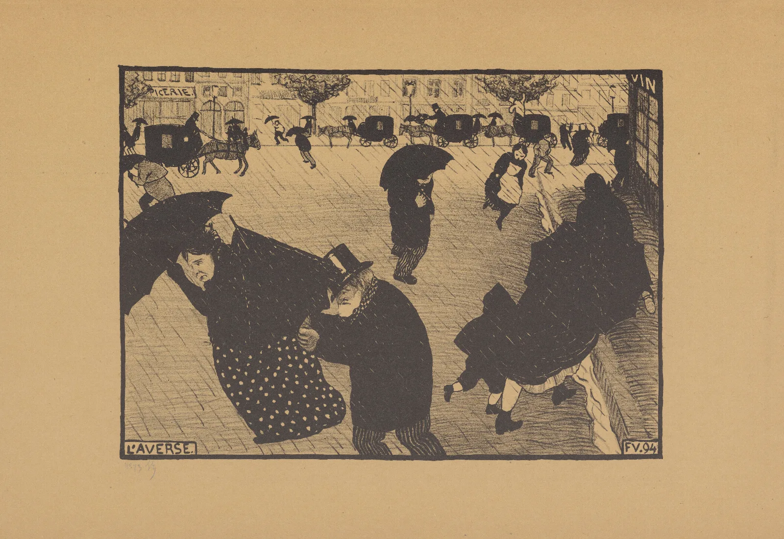 Laverse Wall Art by Félix Vallotton - Canvas Print