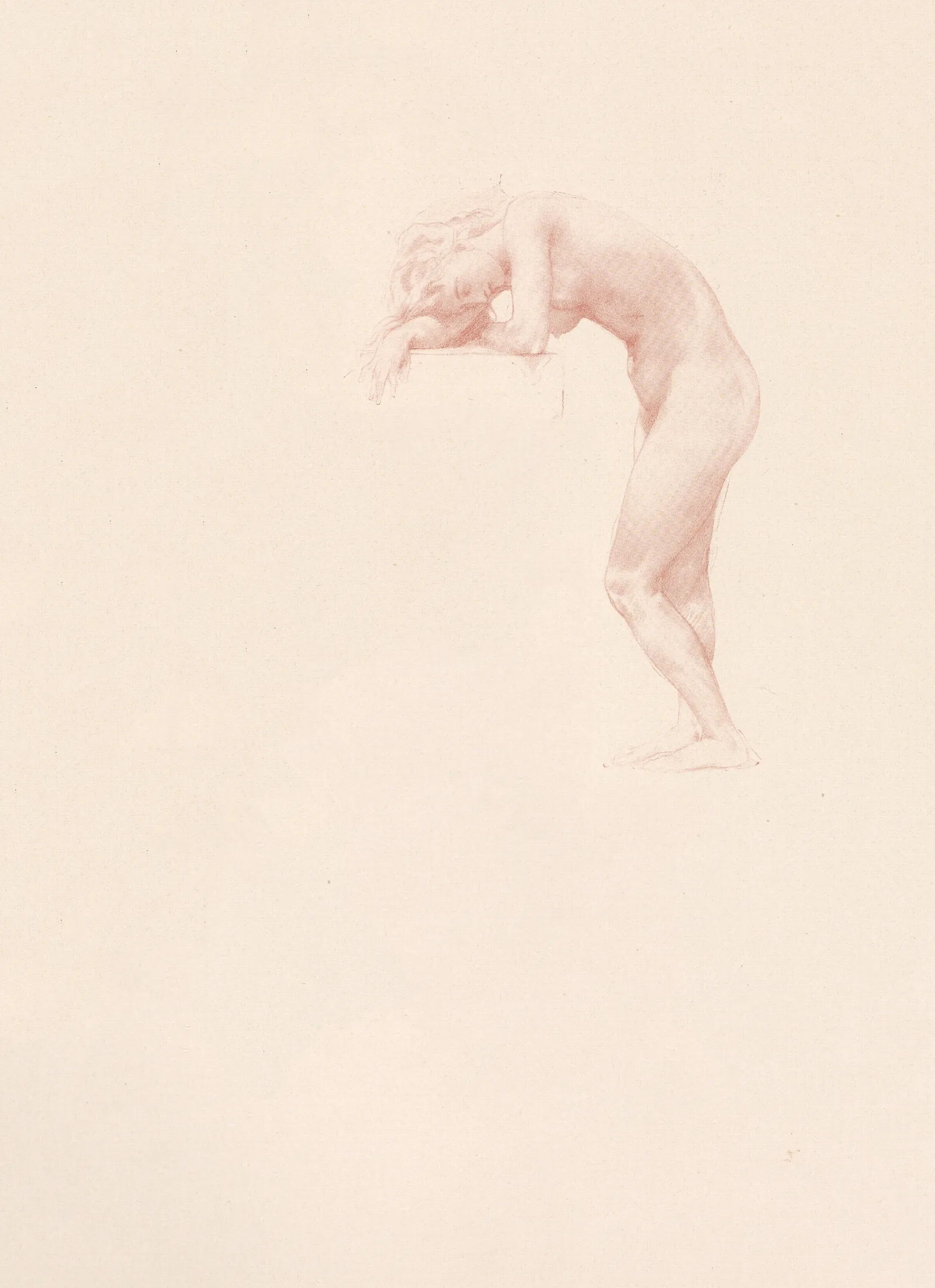 Etude De Femme 16 Wall Art by William Bouguereau - Canvas Print