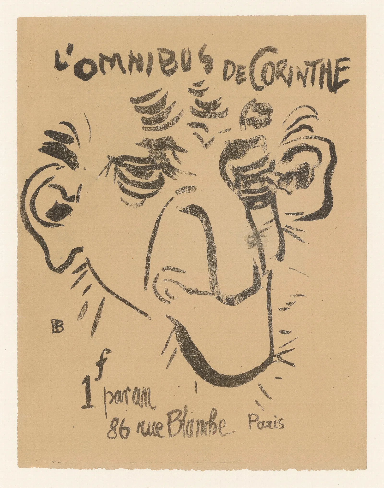 Lomnibus De Corinthe Wall Art by Pierre Bonnard - Canvas Print