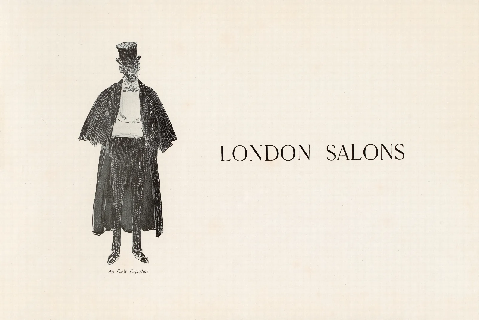 London Salons Wall Art by Charles Dana Gibson - Canvas Print
