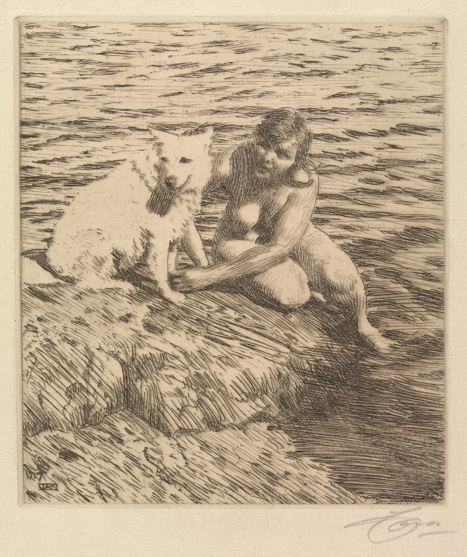 Sappo Wall Art by Anders Zorn - Canvas Print