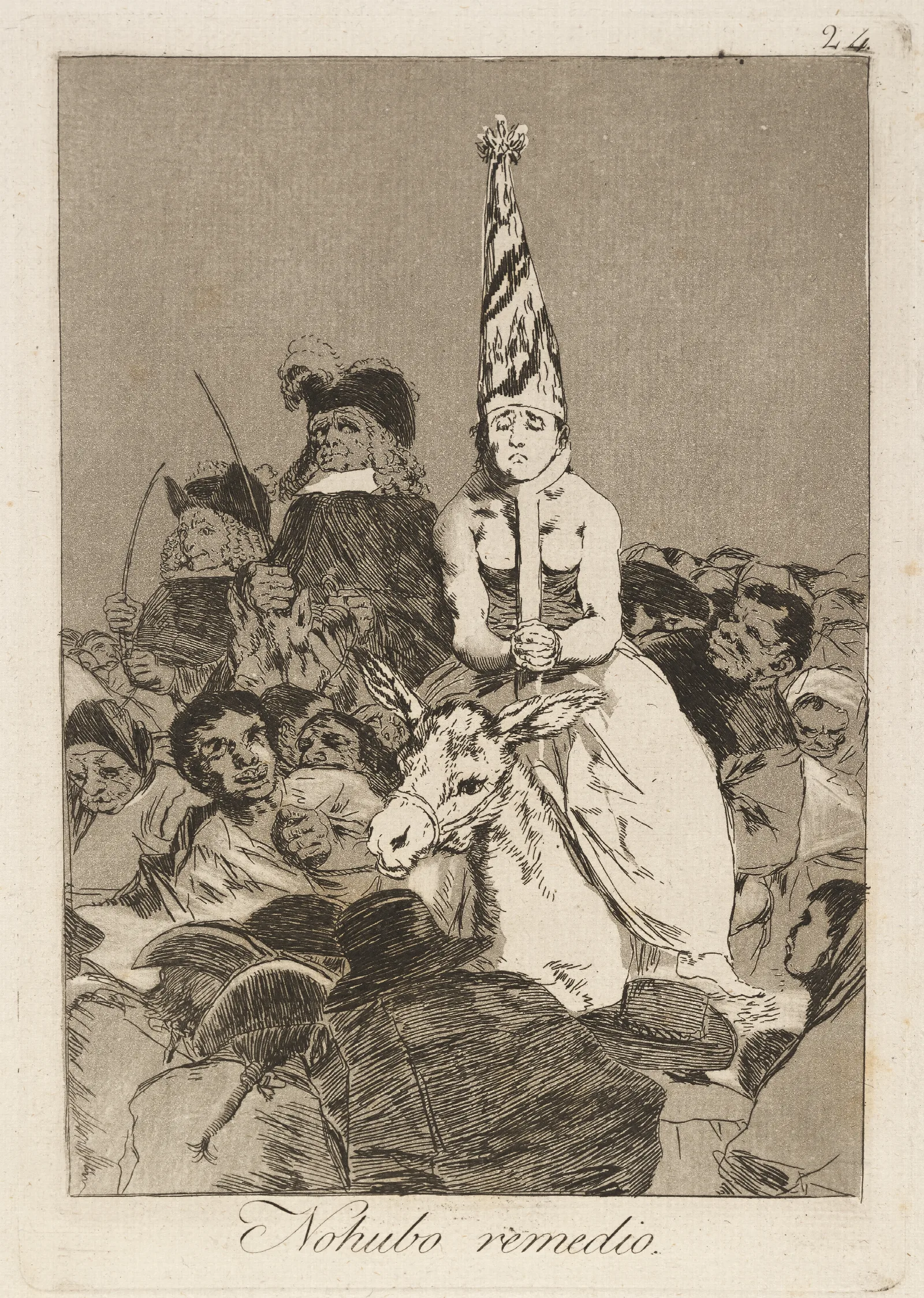 Nohubo Remedio Nothing Could Be Done About It Wall Art by Francisco de Goya - Canvas Print