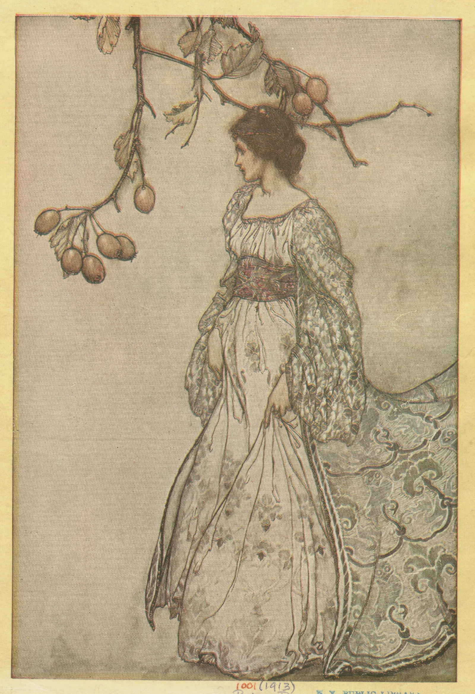 Looking Very Undancey Indeed Wall Art by Arthur Rackham - Canvas Print